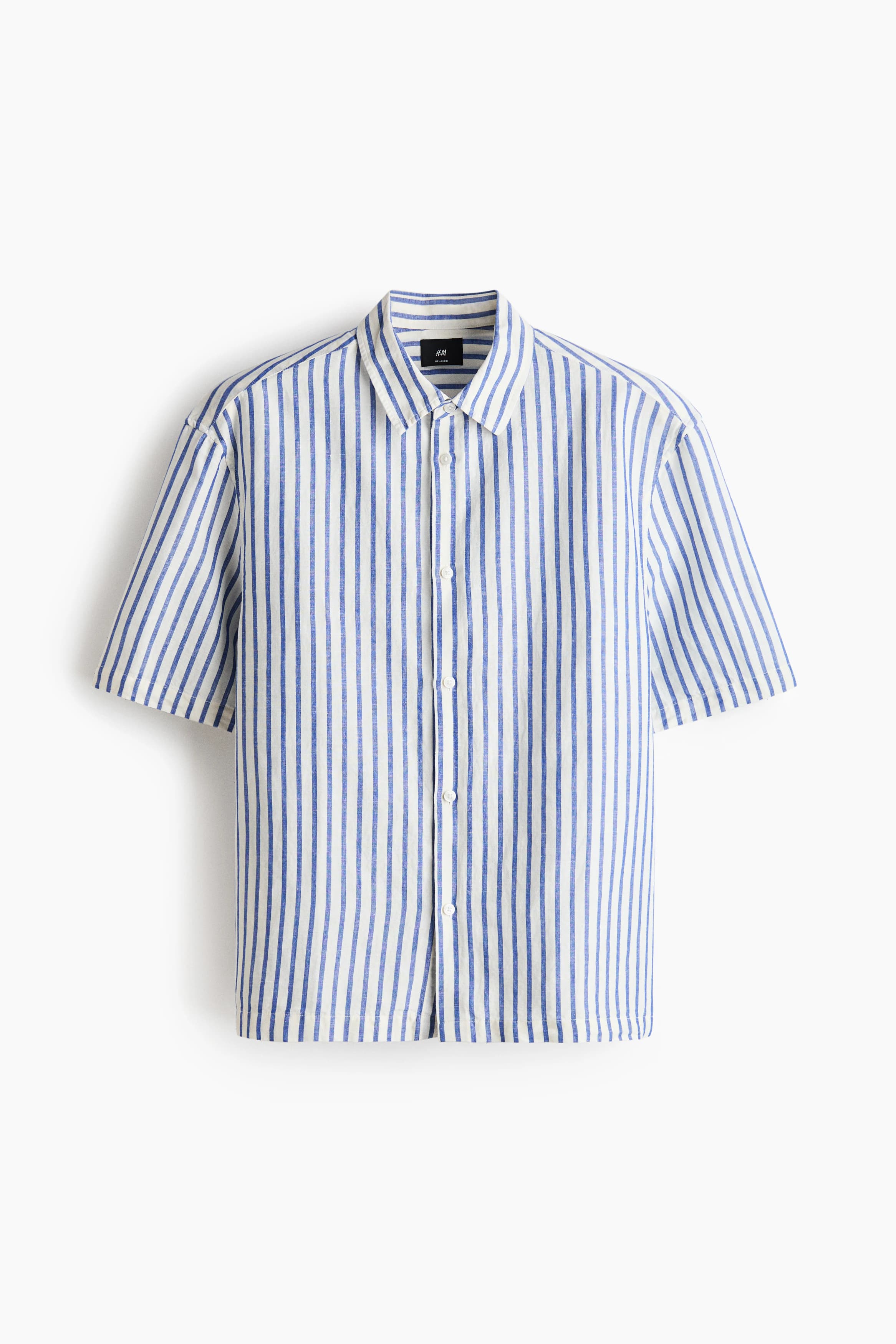 Overhemd van linnenmix - Relaxed Fit