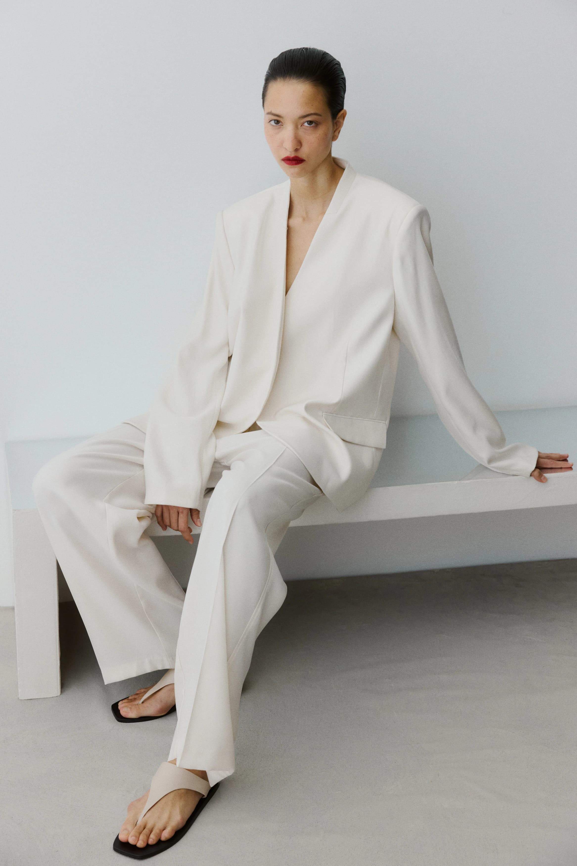 Pantalon met ceintuur