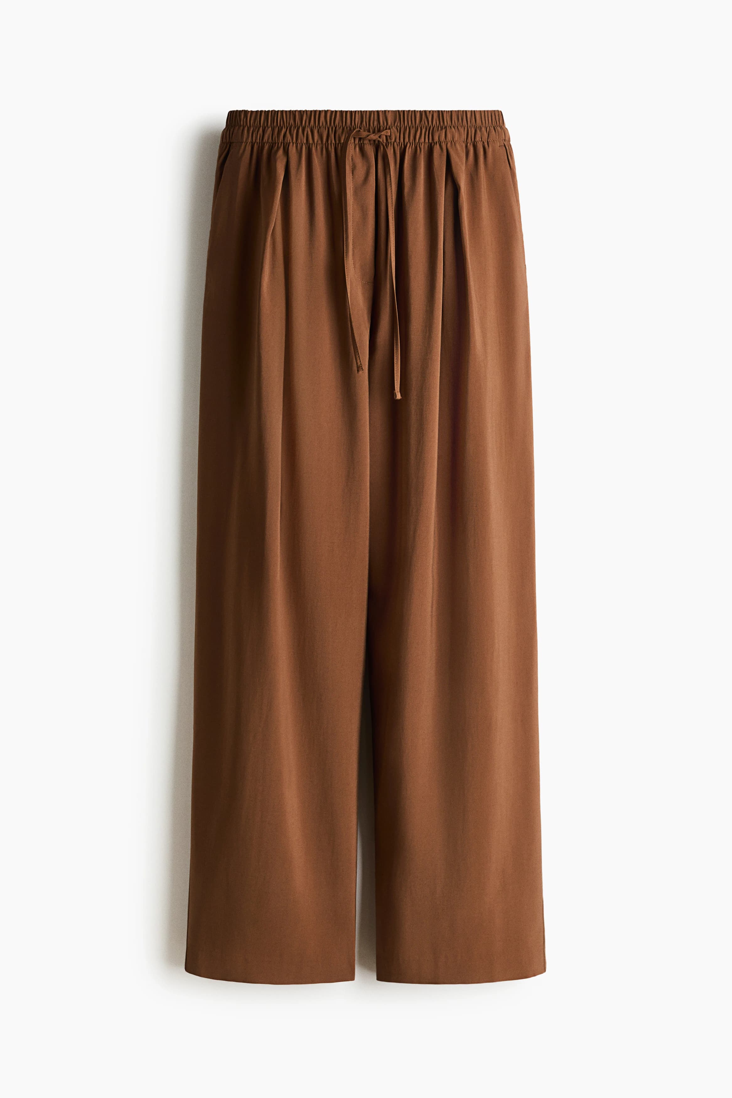 Barrel-leg broek met drawstring