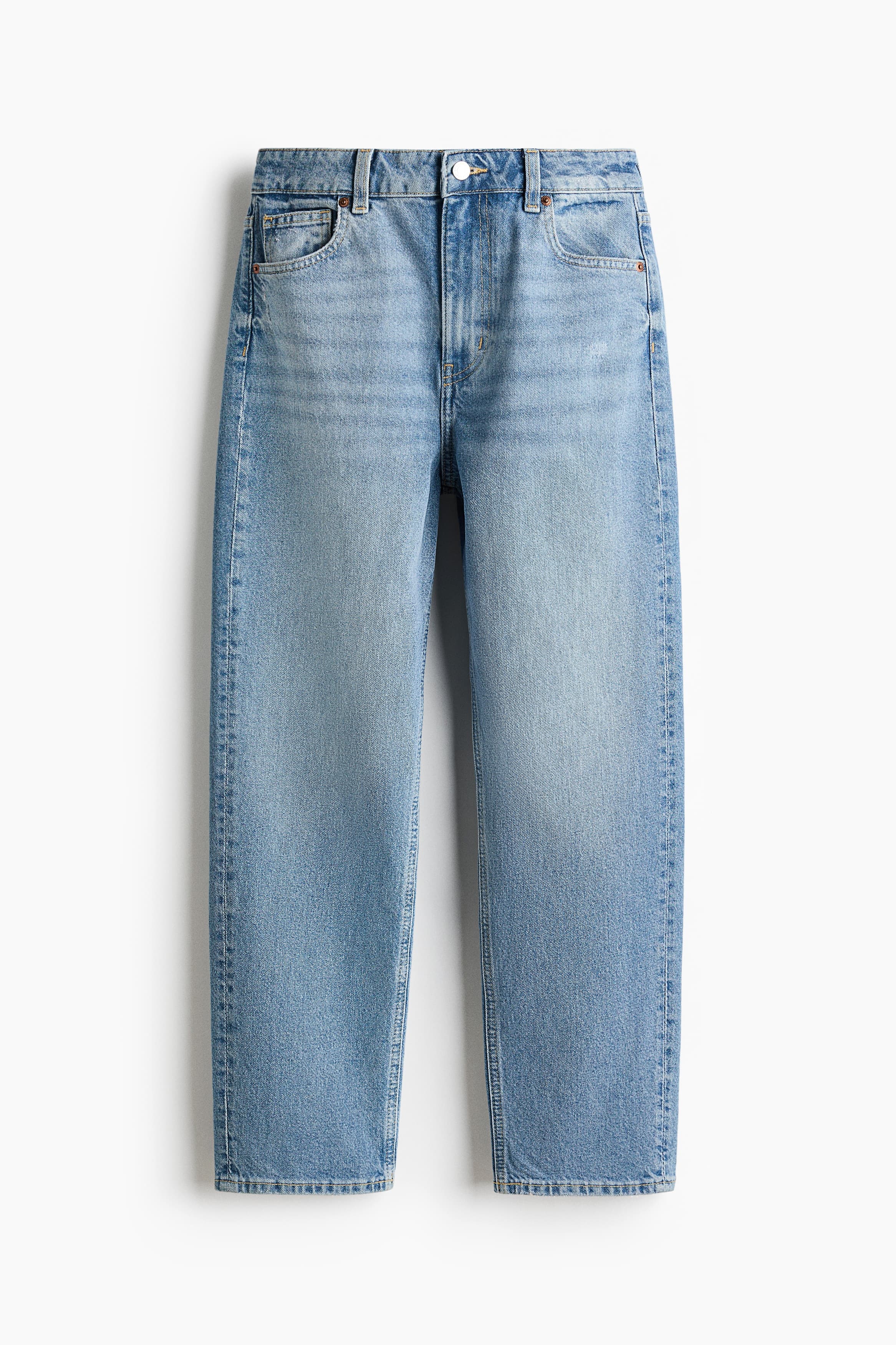 Mom Slim Fit High Waist Ankle Jeans