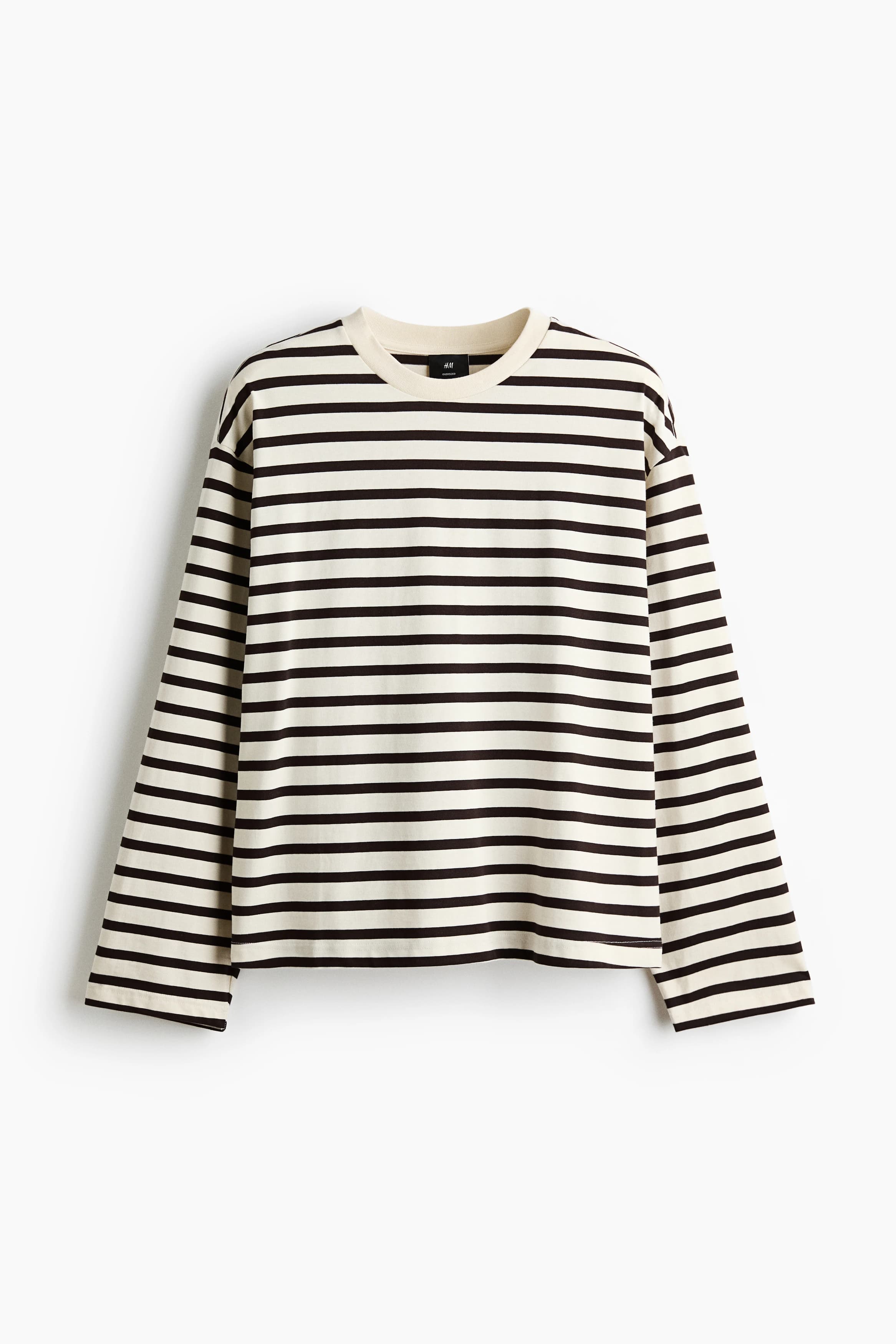 Tricot shirt met lange mouwen - Oversized Fit