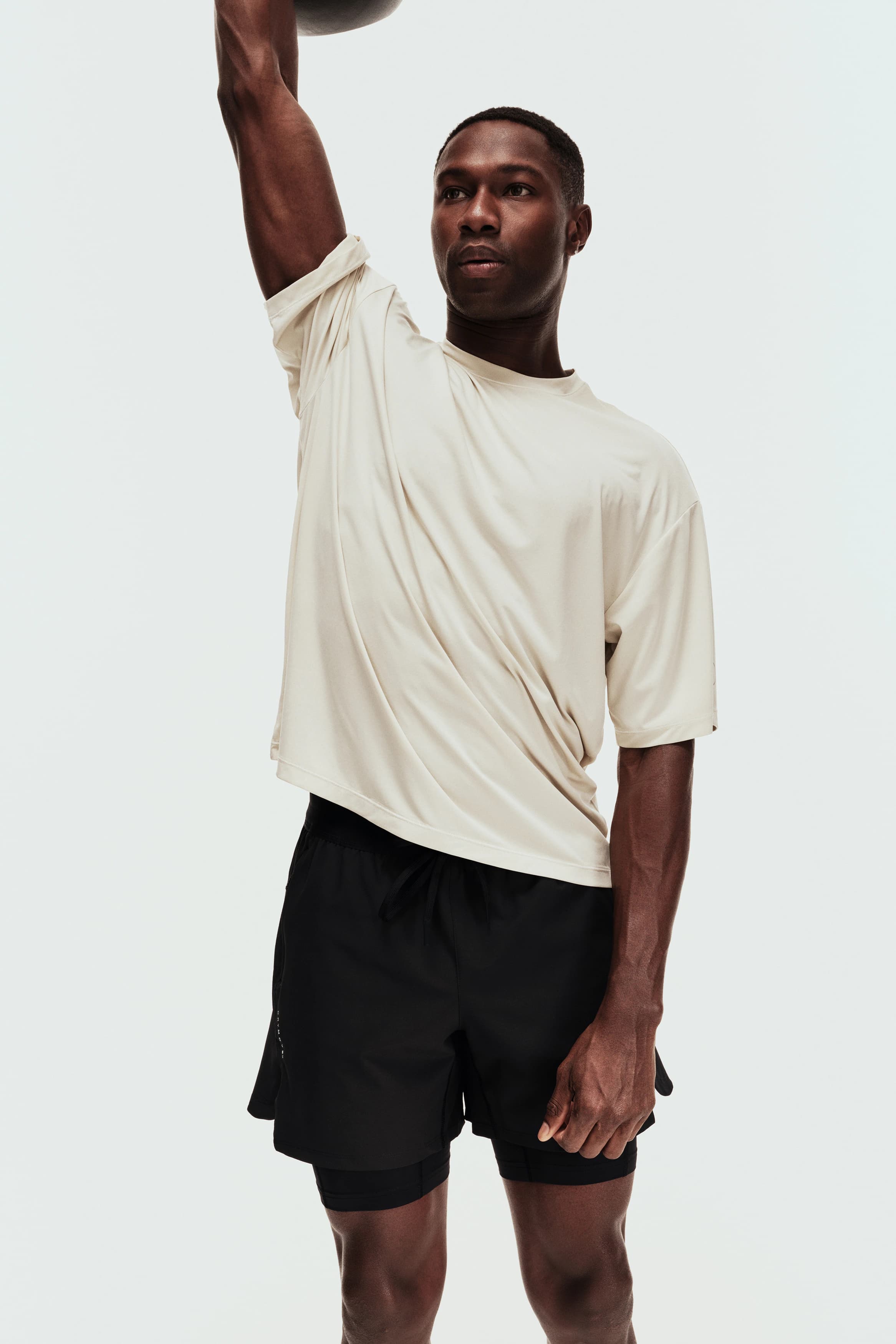 Dubbellaagse sportshort met DryMove™