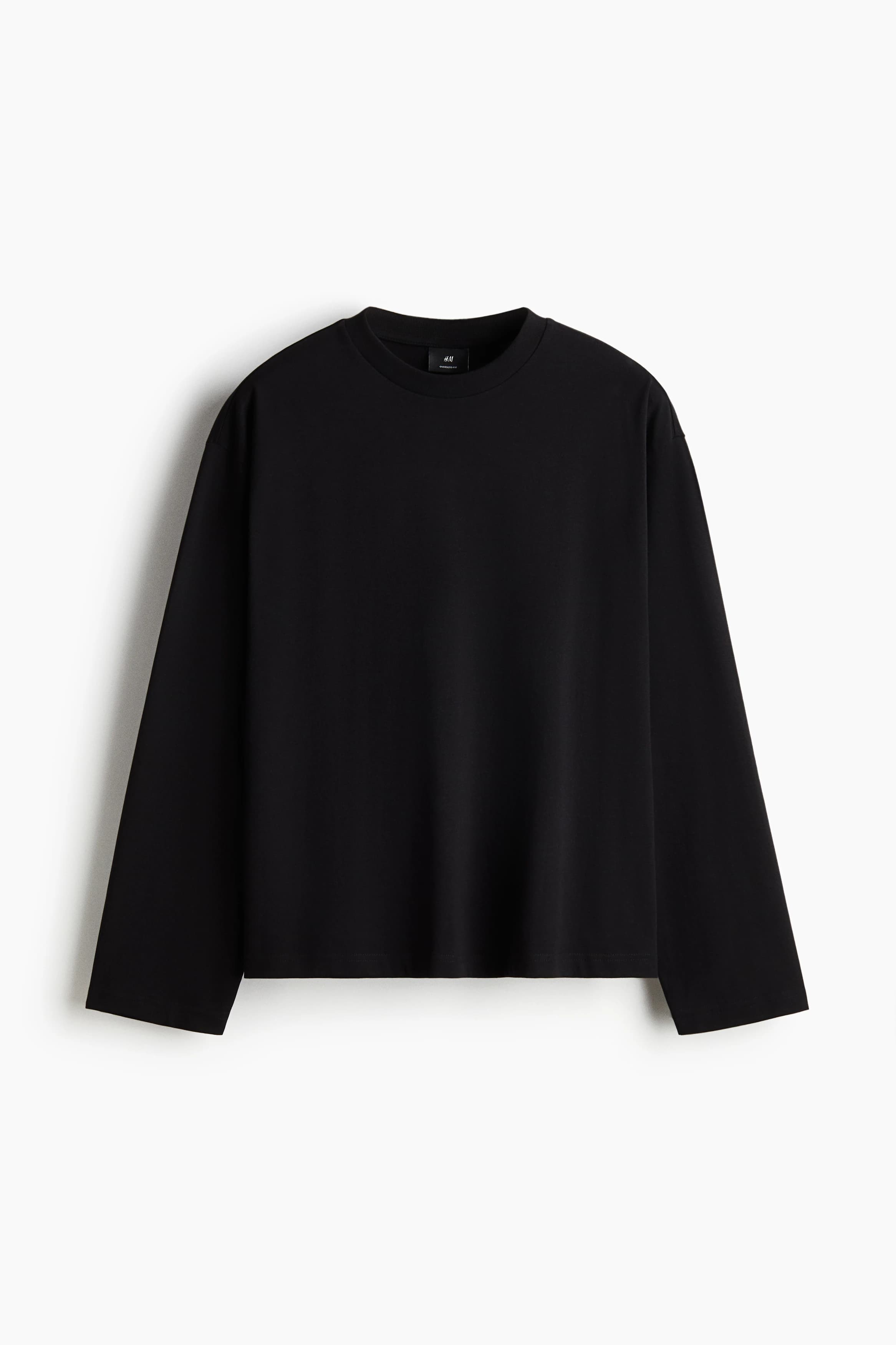 Tricot shirt met lange mouwen - Oversized Fit