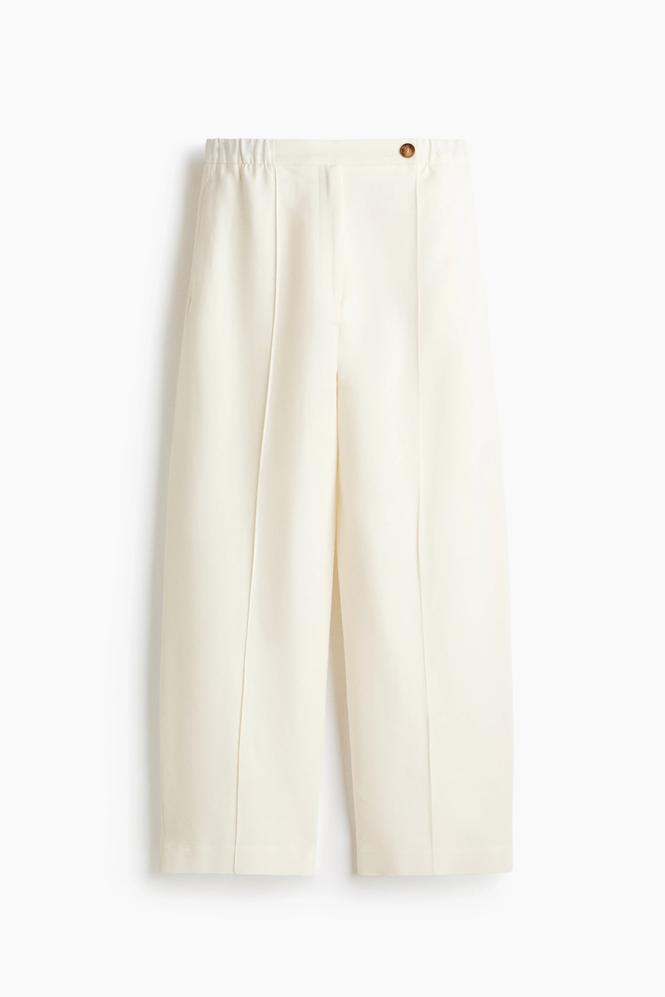 Barrel-broek van linnenmix