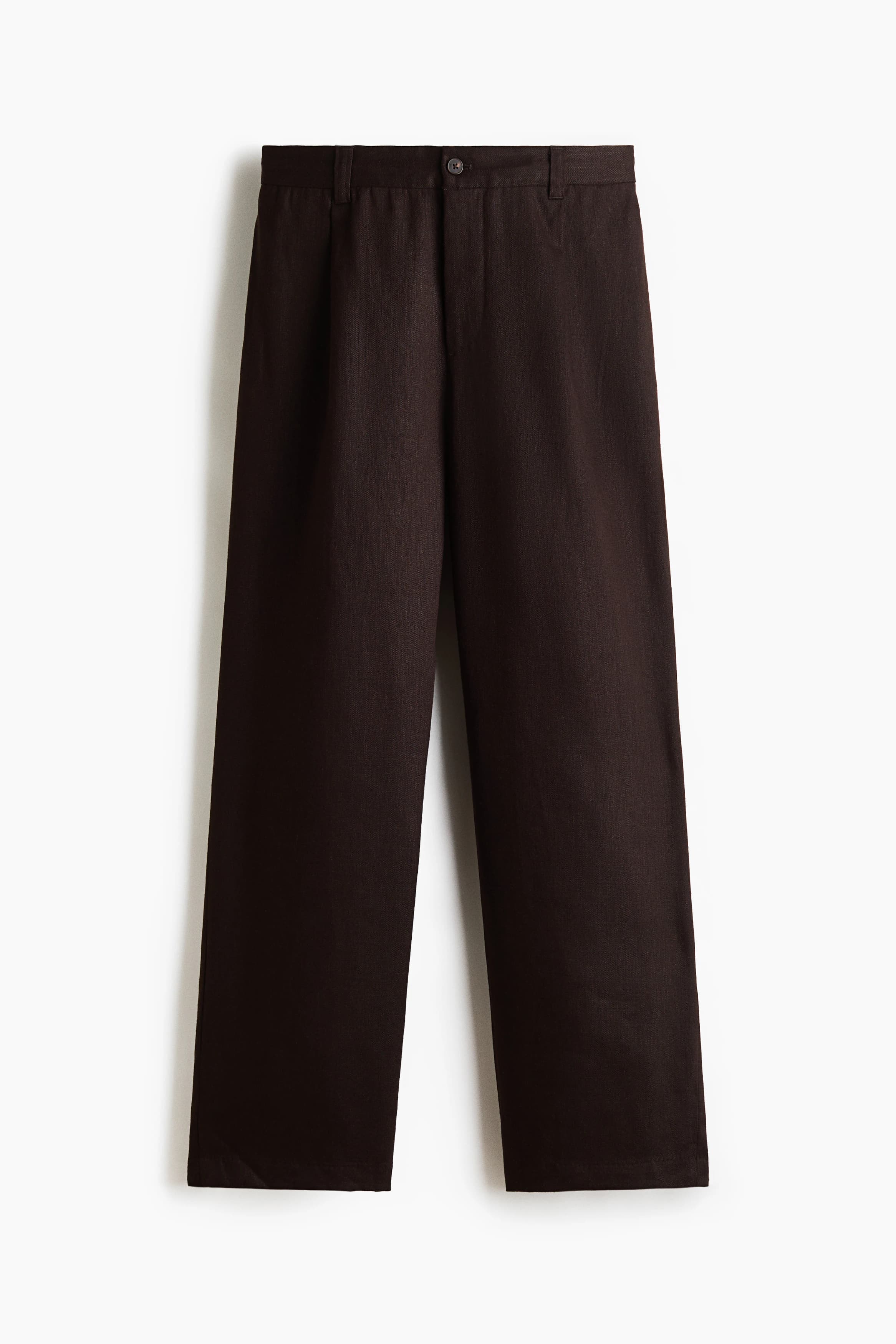 Broek van linnenmix - Relaxed Fit
