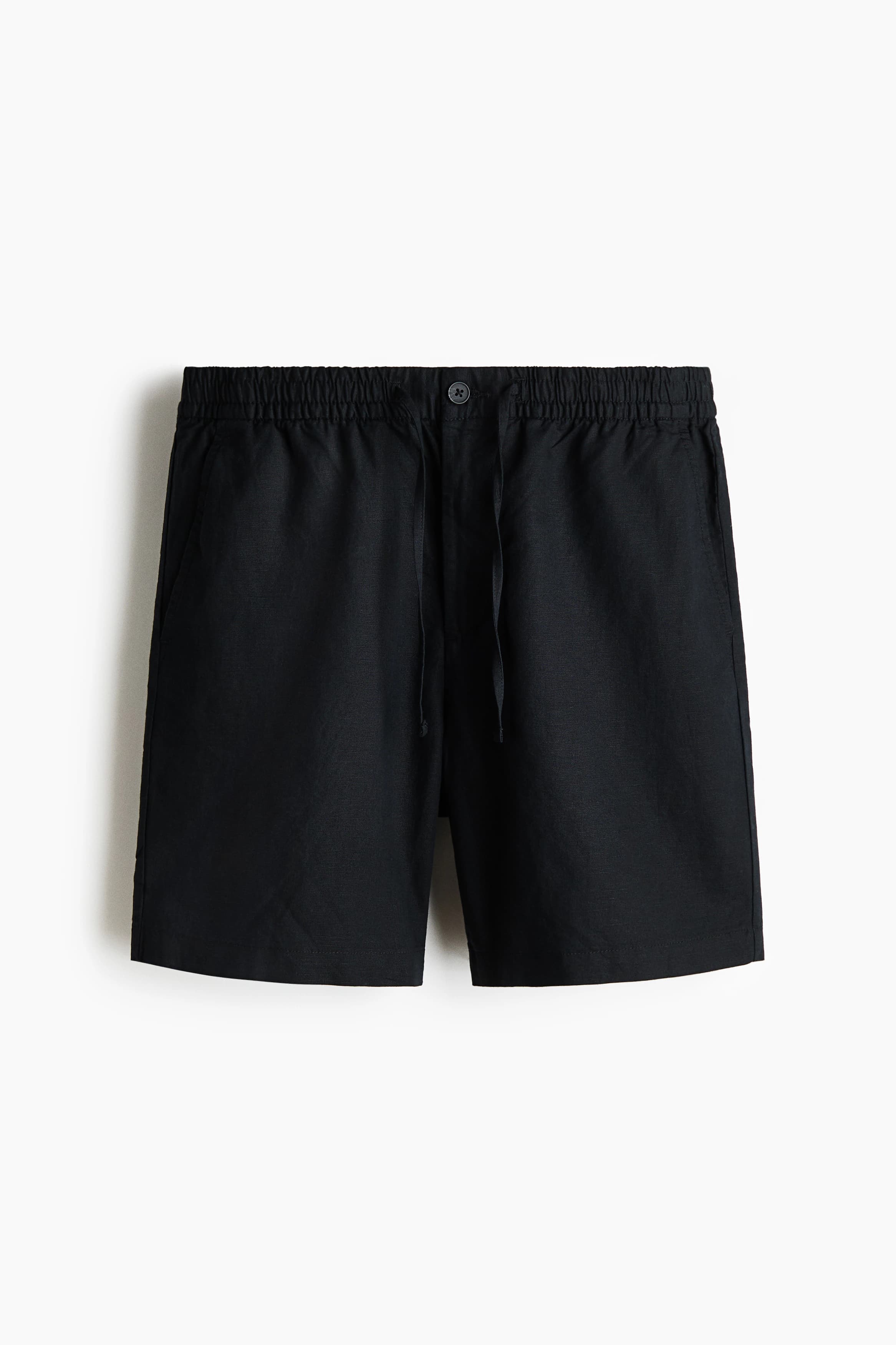 Short van linnenmix - Regular Fit