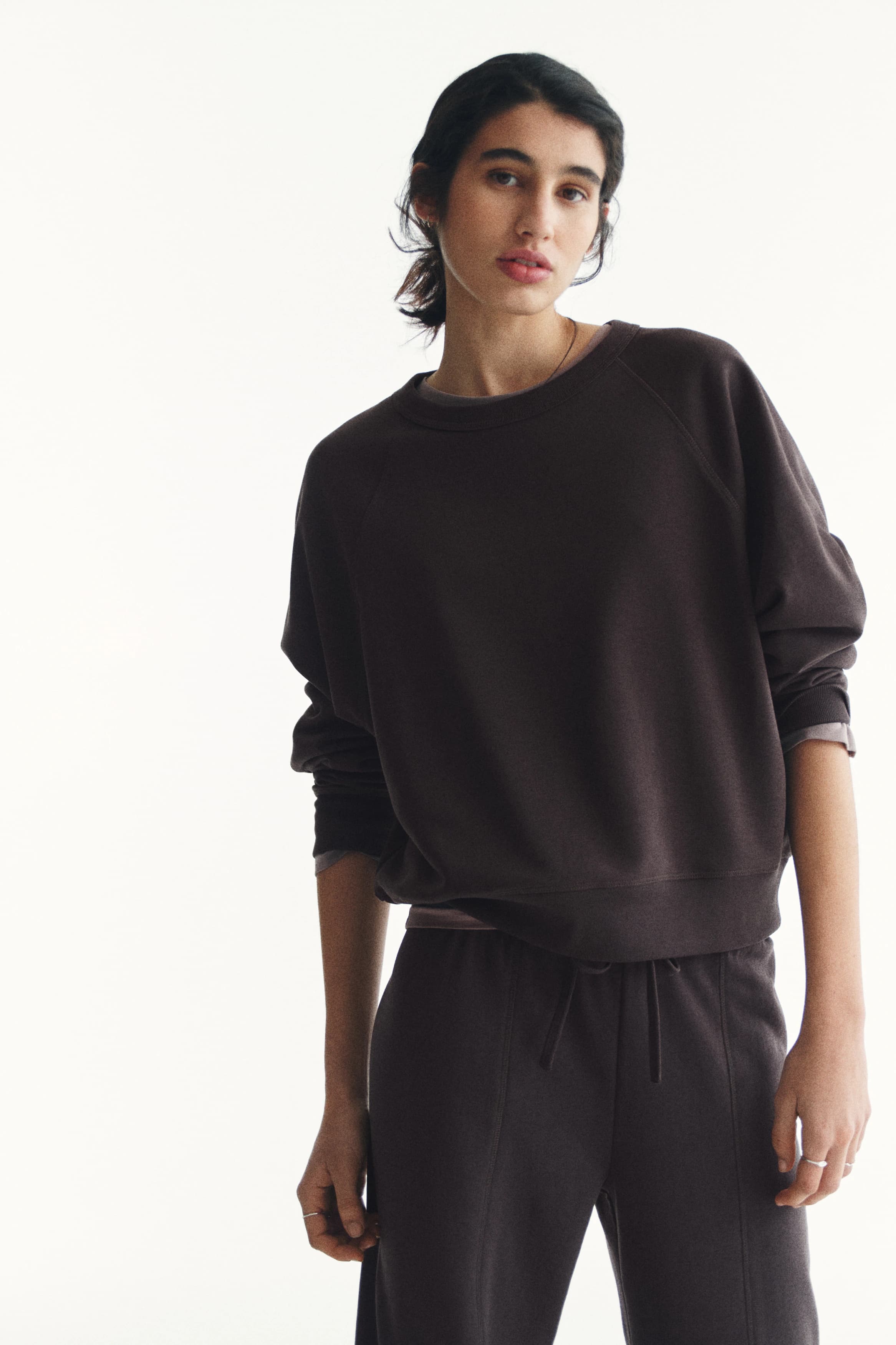 Sweater met raglanmouwen