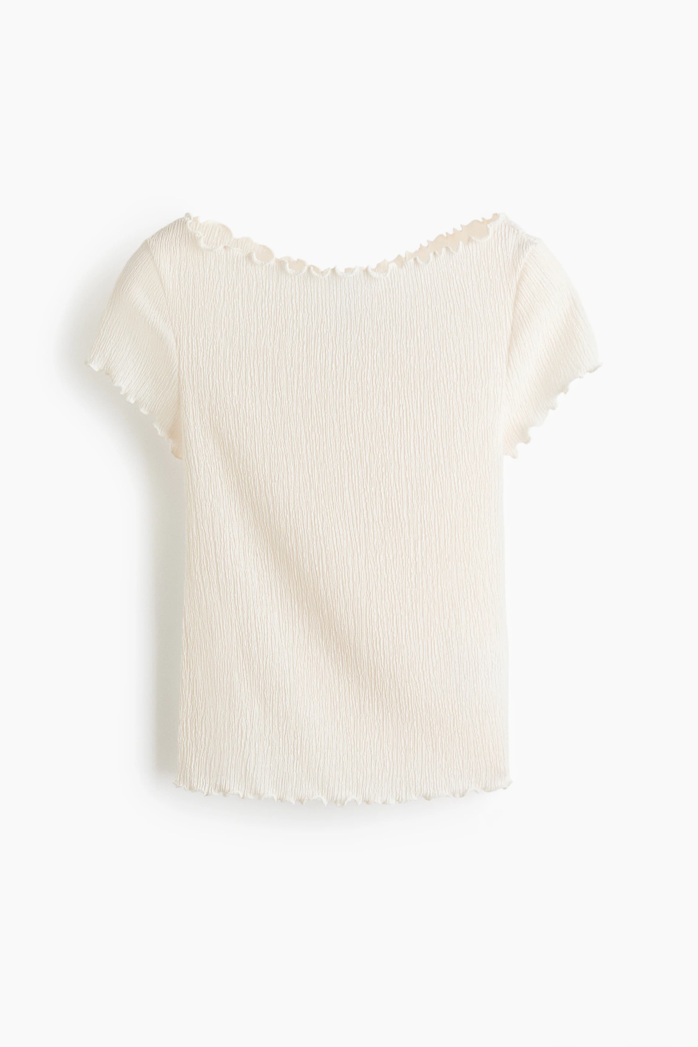 Crinkletop met boothals