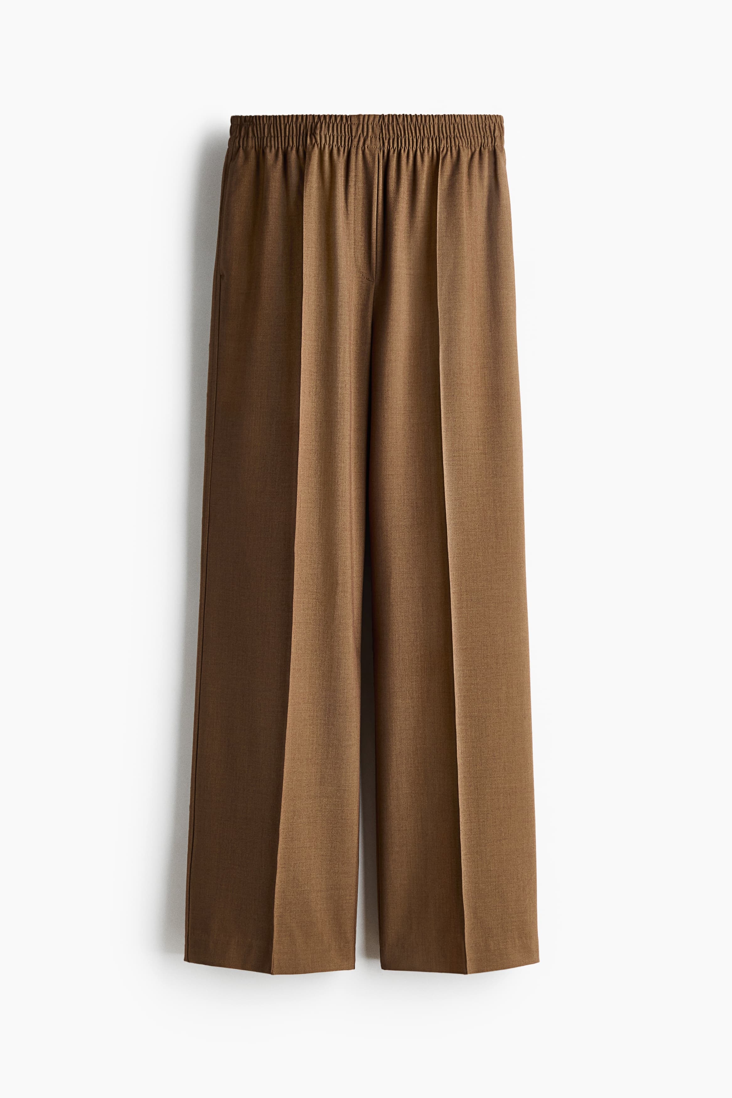 Broek met persvouwen
