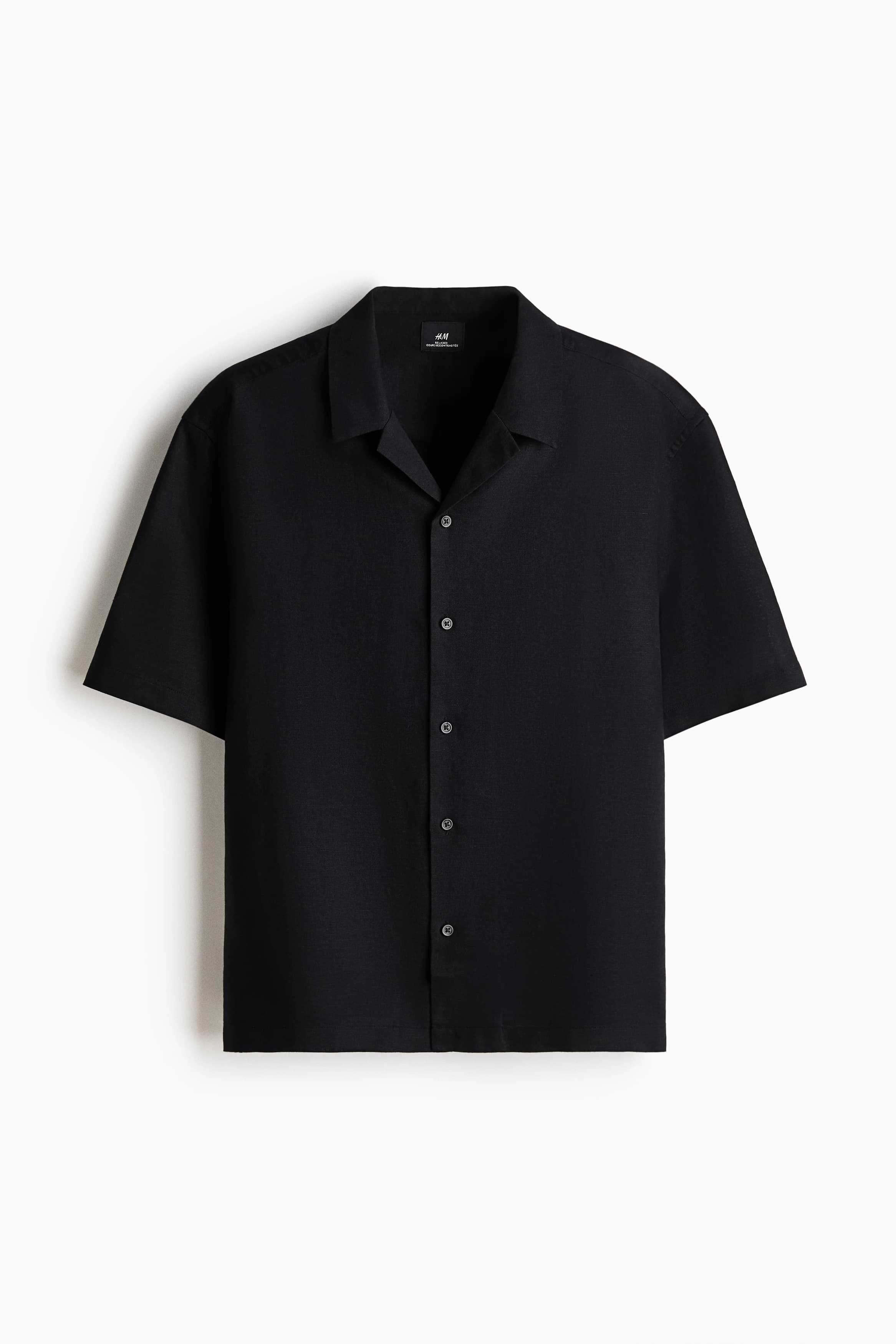 Casual overhemd van linnenmix - Relaxed Fit