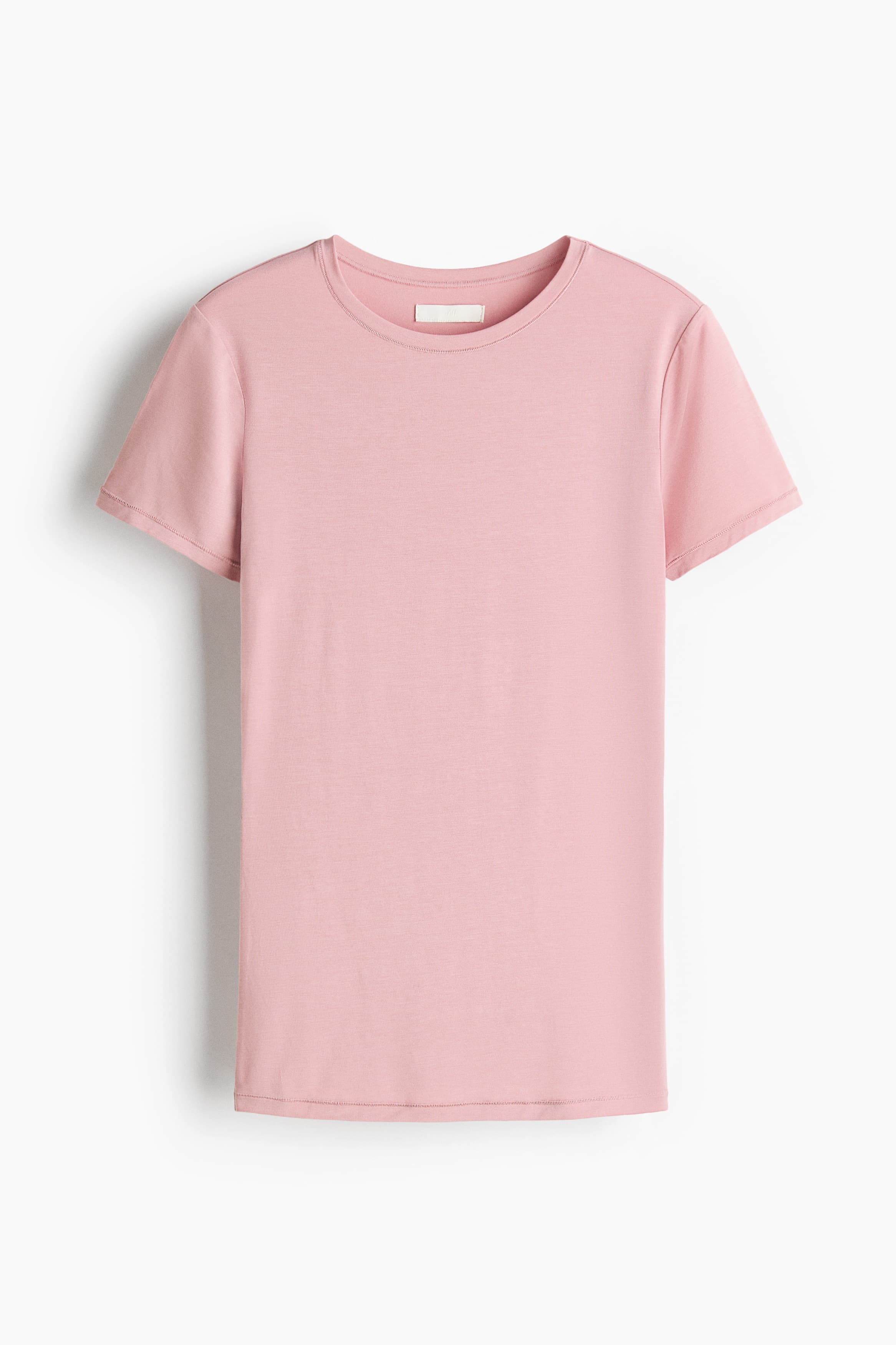 Nauwsluitend T-shirt van modal