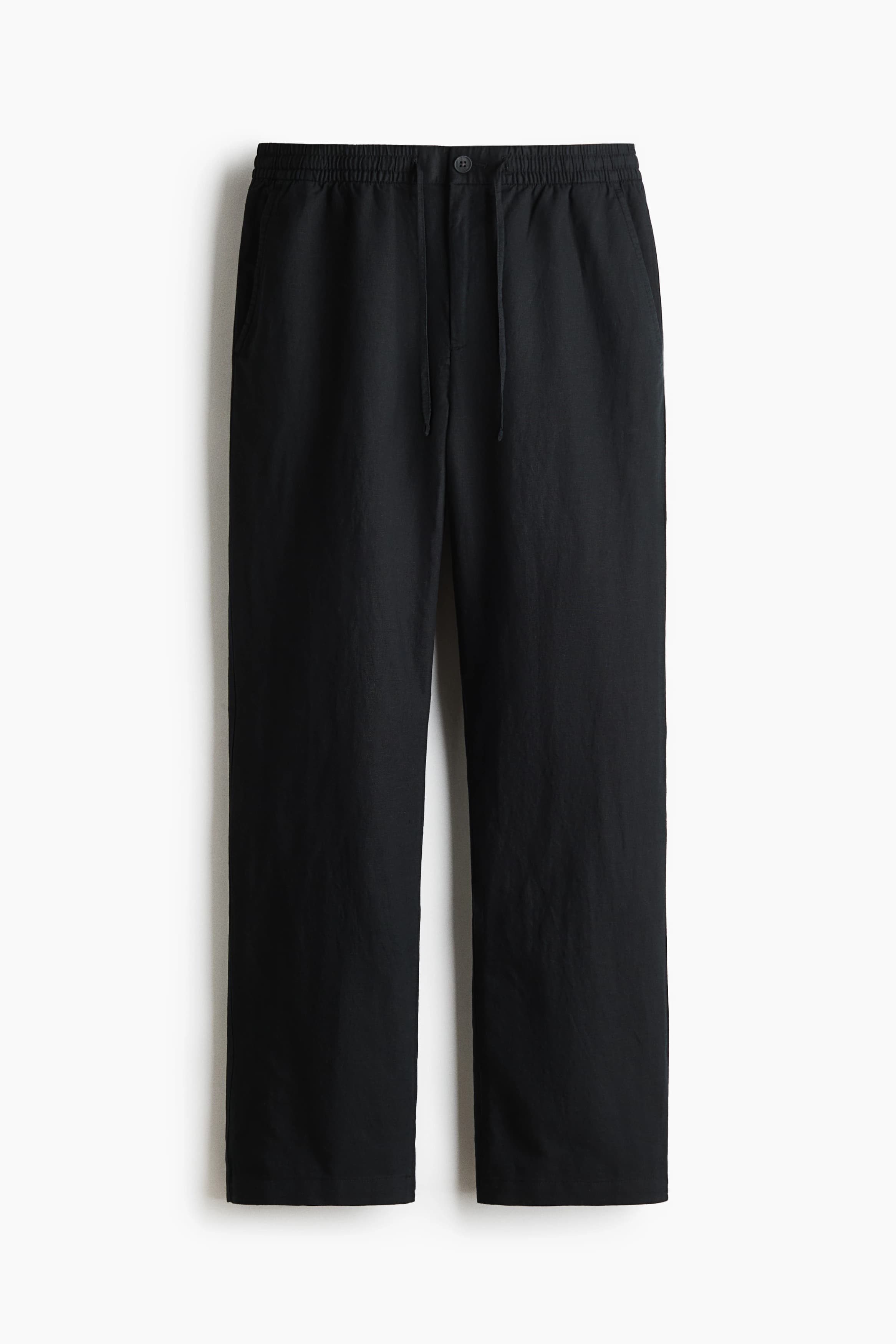 Broek van linnenmix - Regular Fit