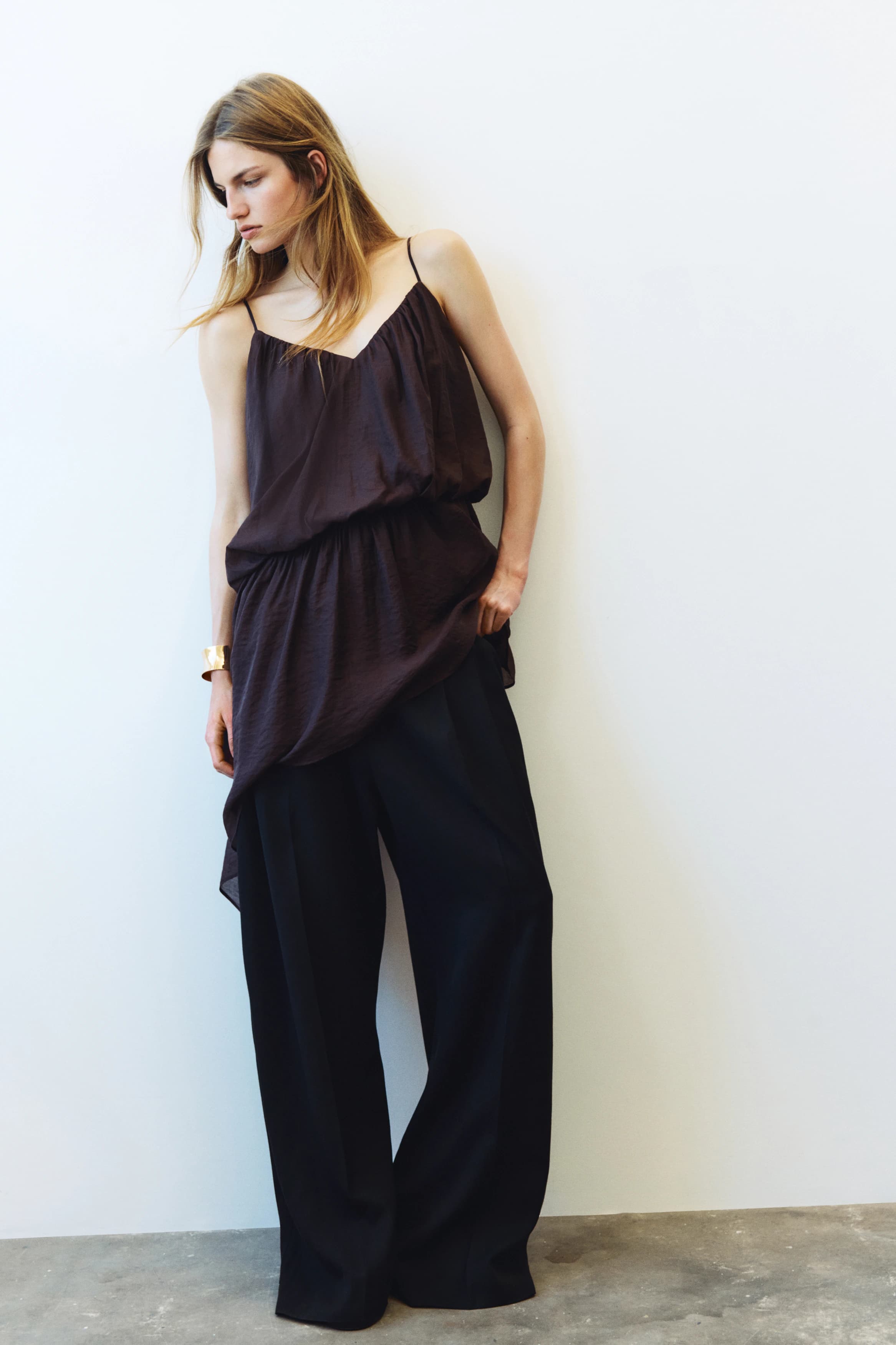Asymmetrische strappy jurk