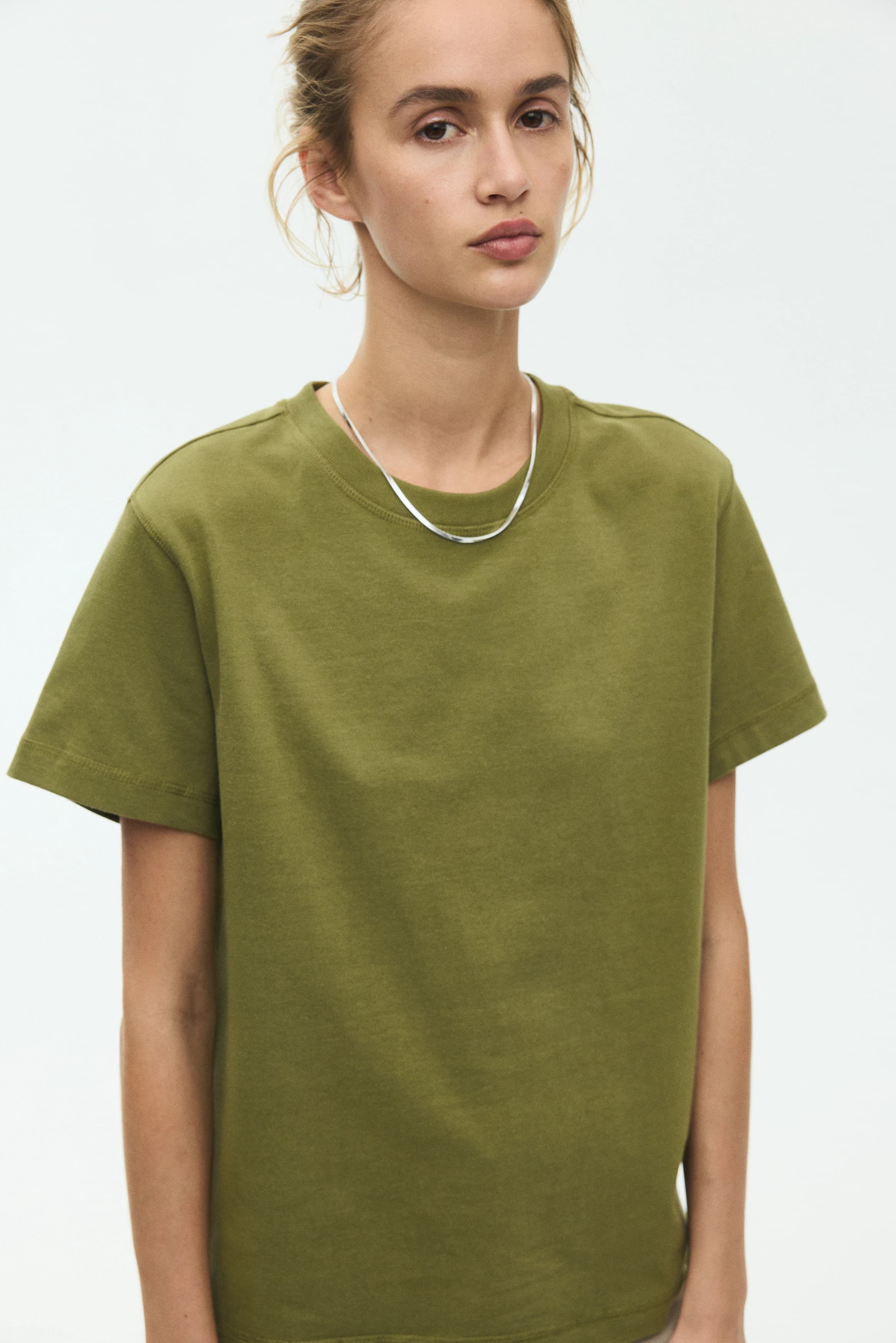 Oversized katoenen T-shirt
