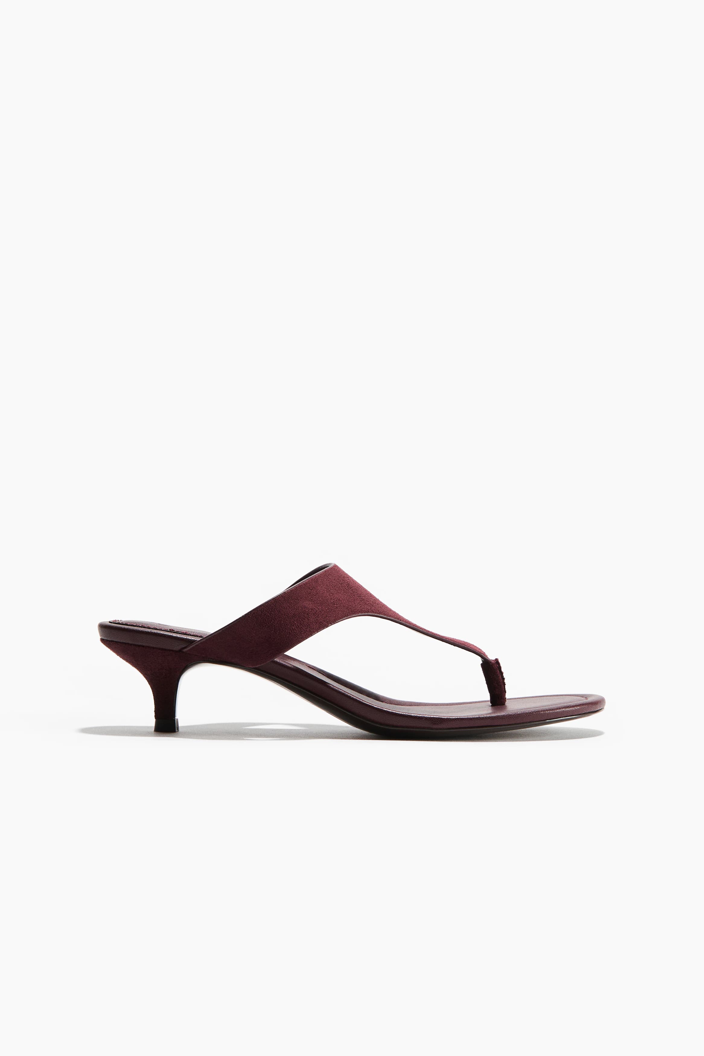 Sandalen met kittenheel