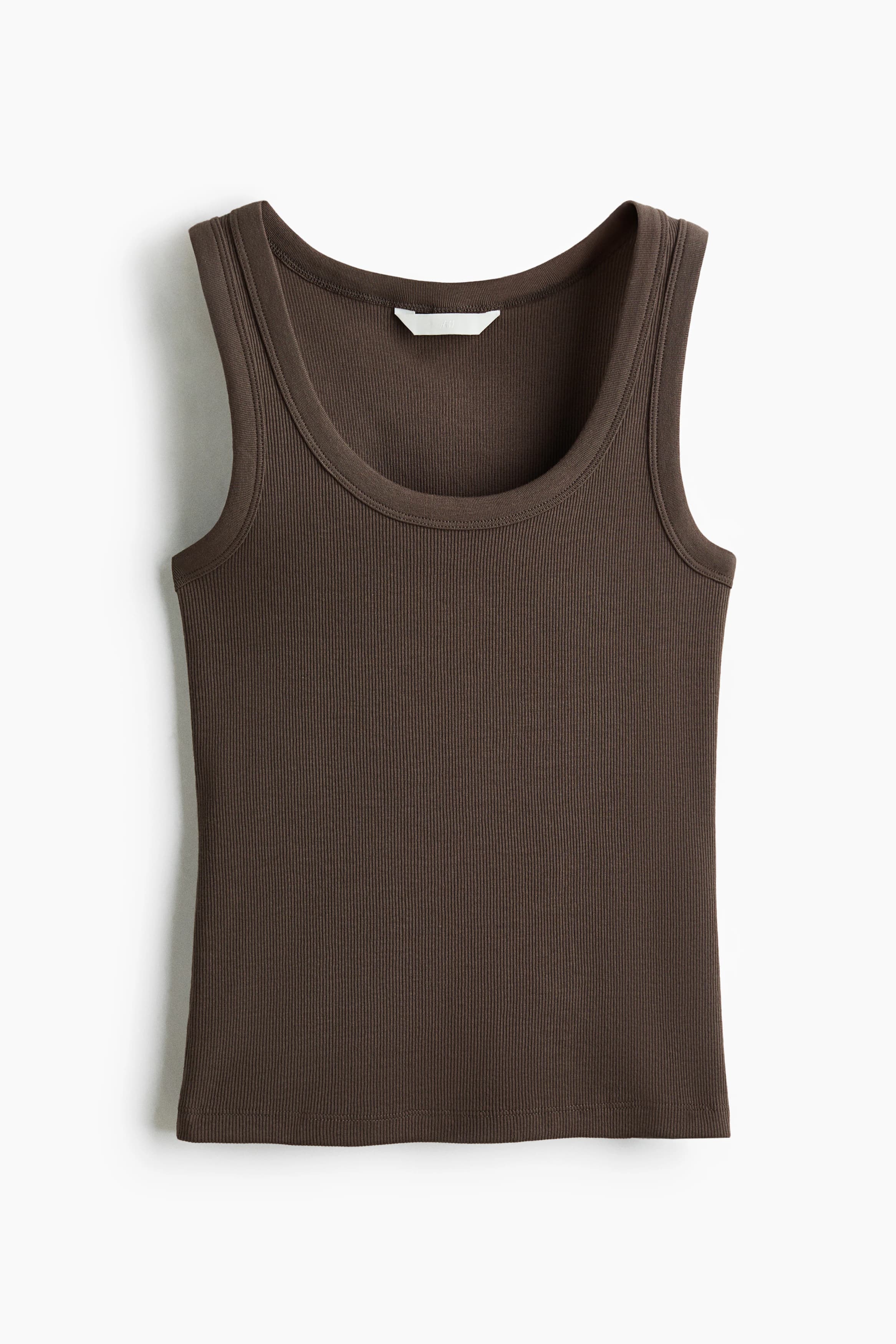 Ribbed vest top