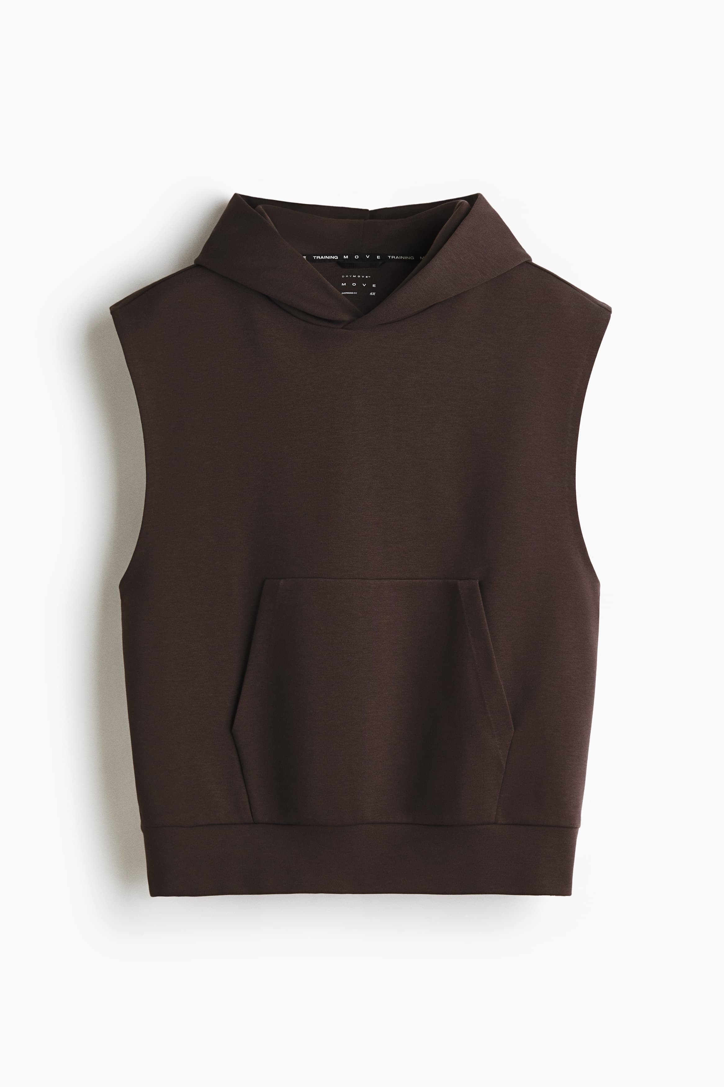 Mouwloze sportcapuchonsweater met DryMove™