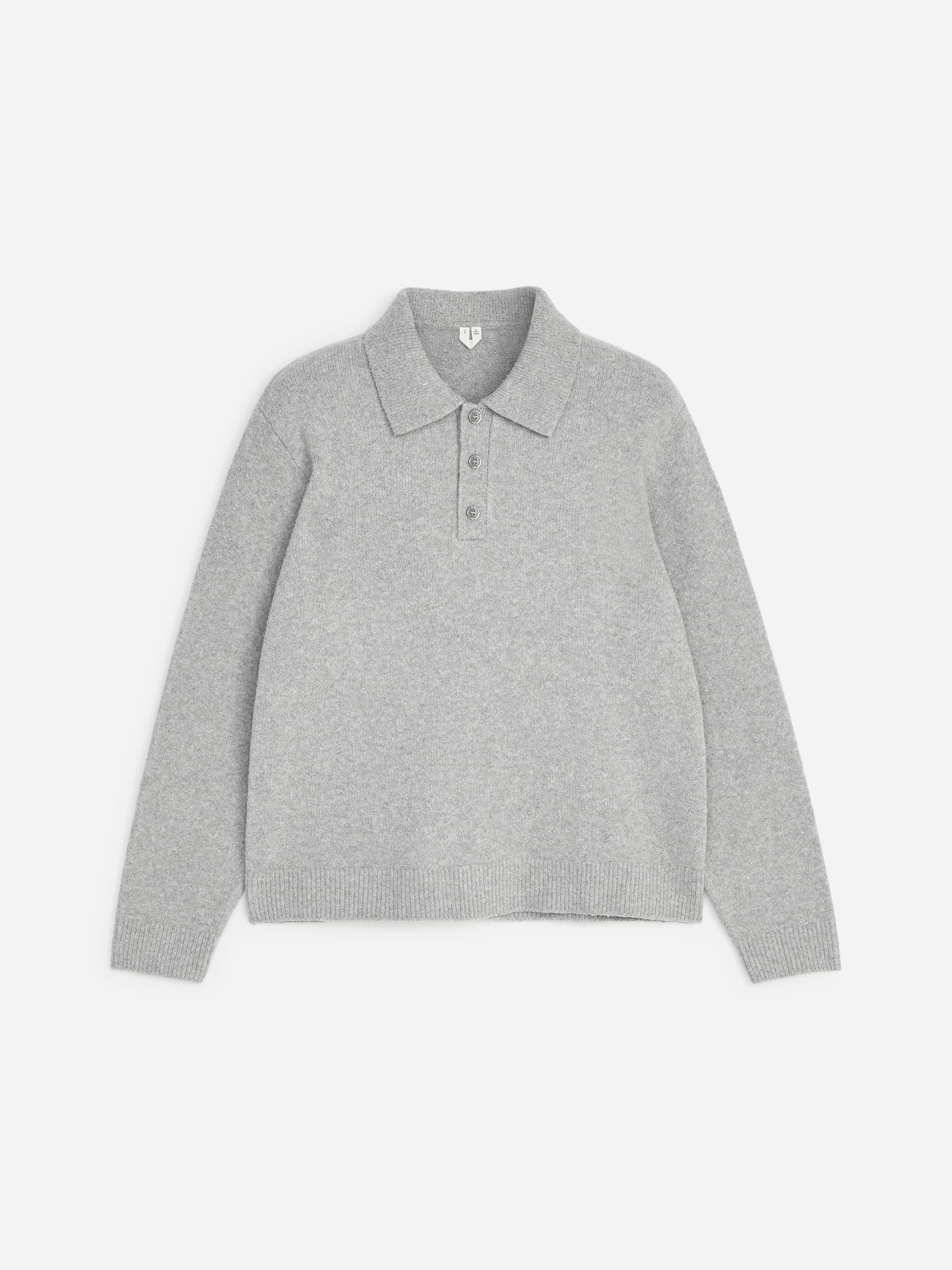 Gebreid poloshirt van een katoenmix
