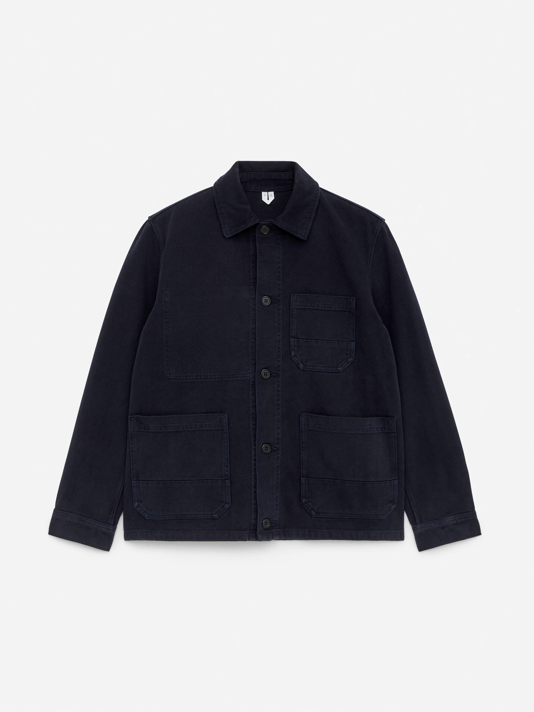 Overdyed overshirt van keperstof