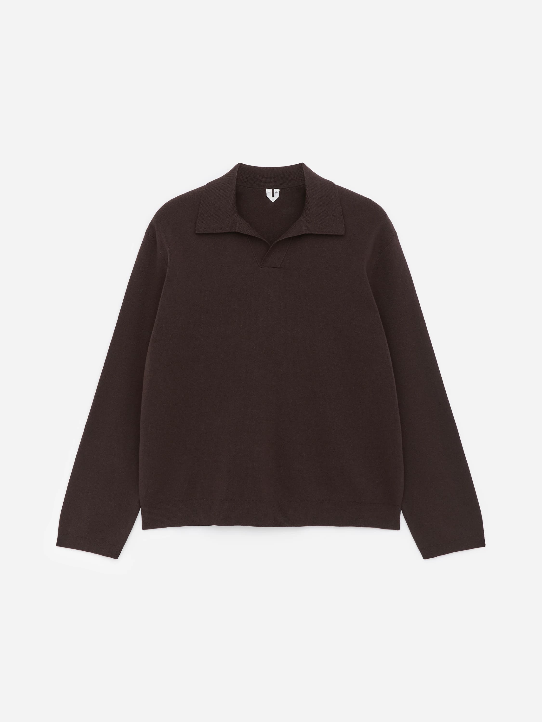 Poloshirt van een mix van katoen en zijde