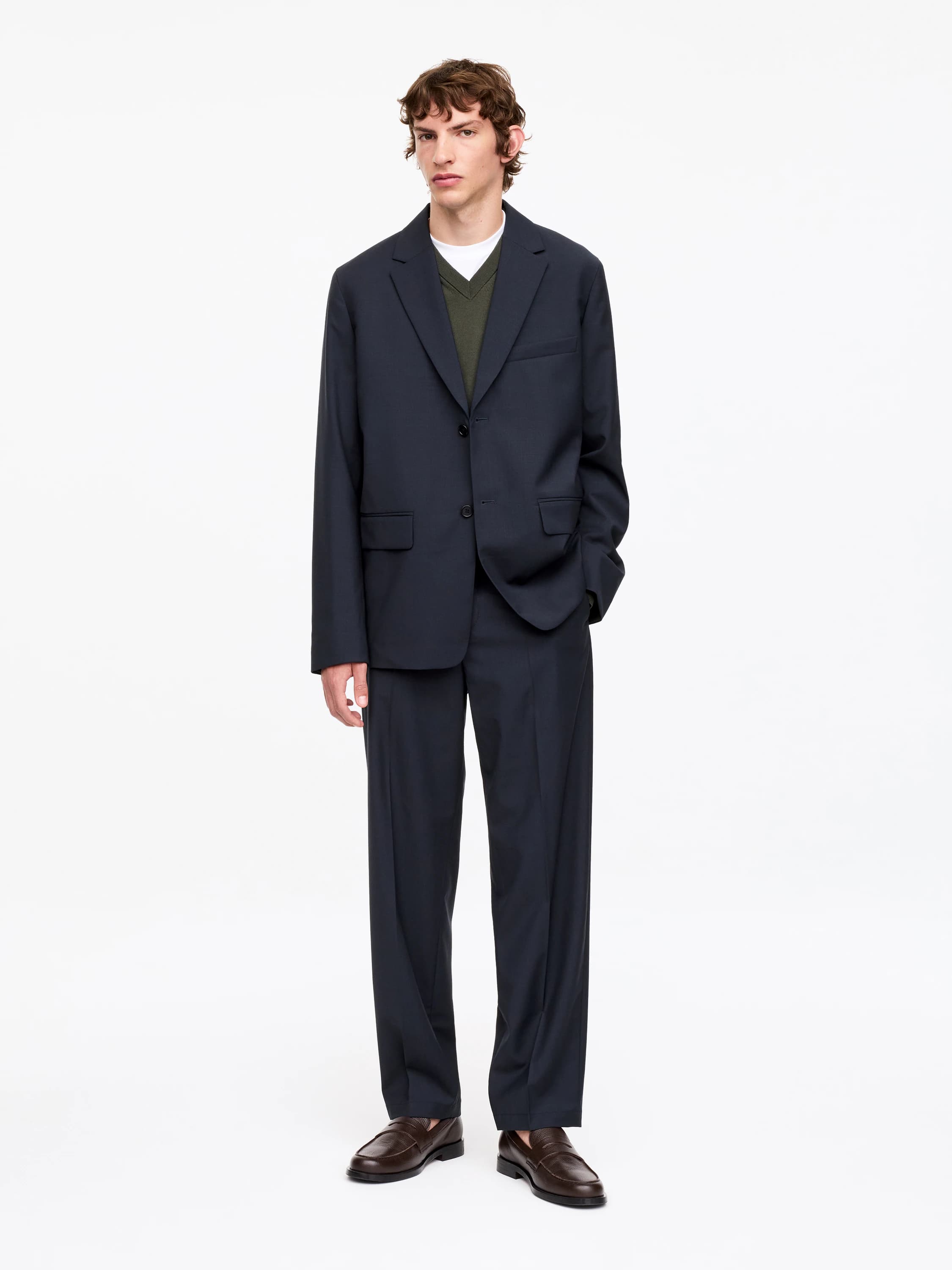 Lightweight Wool Blazer