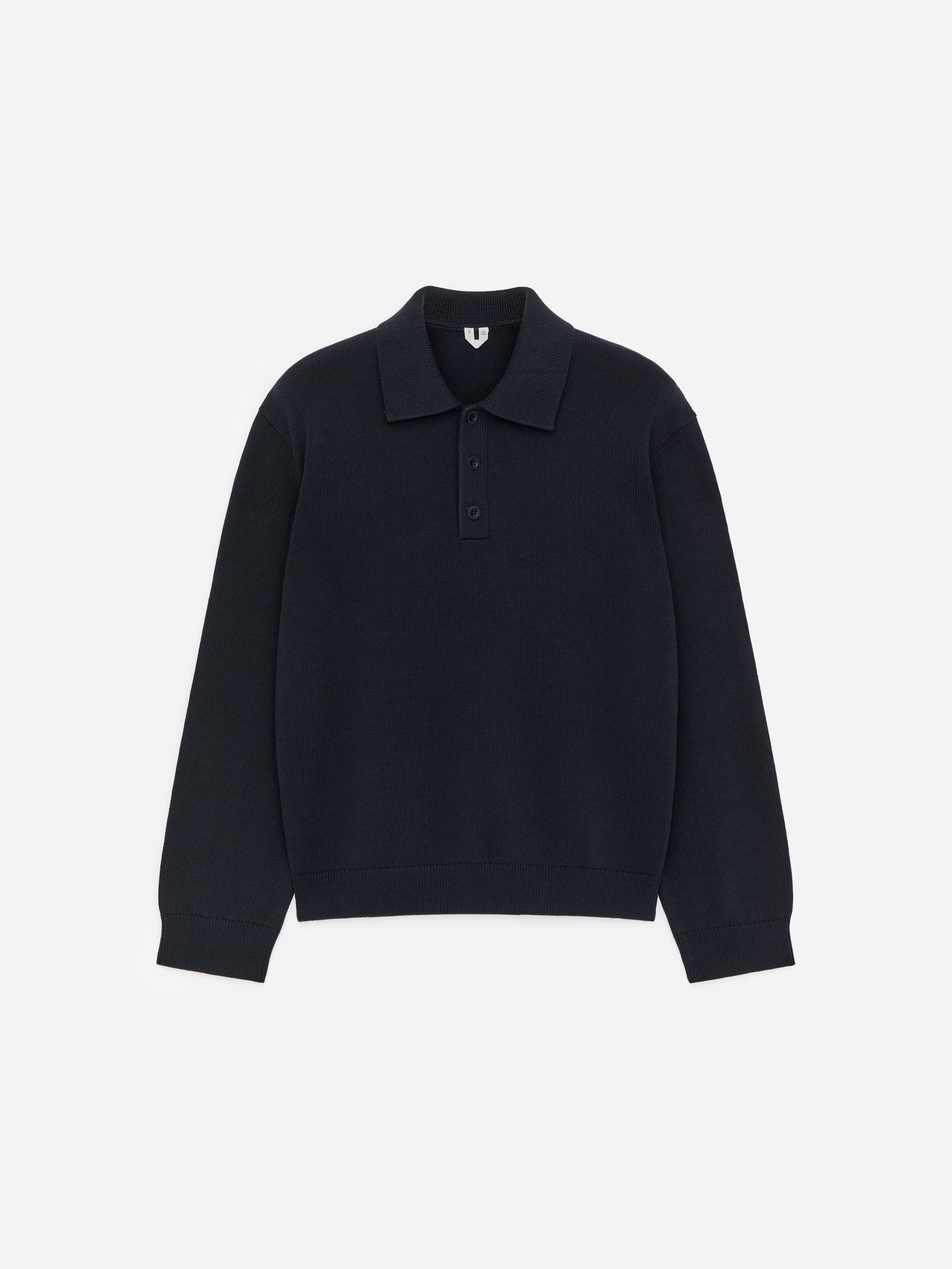Poloshirt van katoen en lyocell