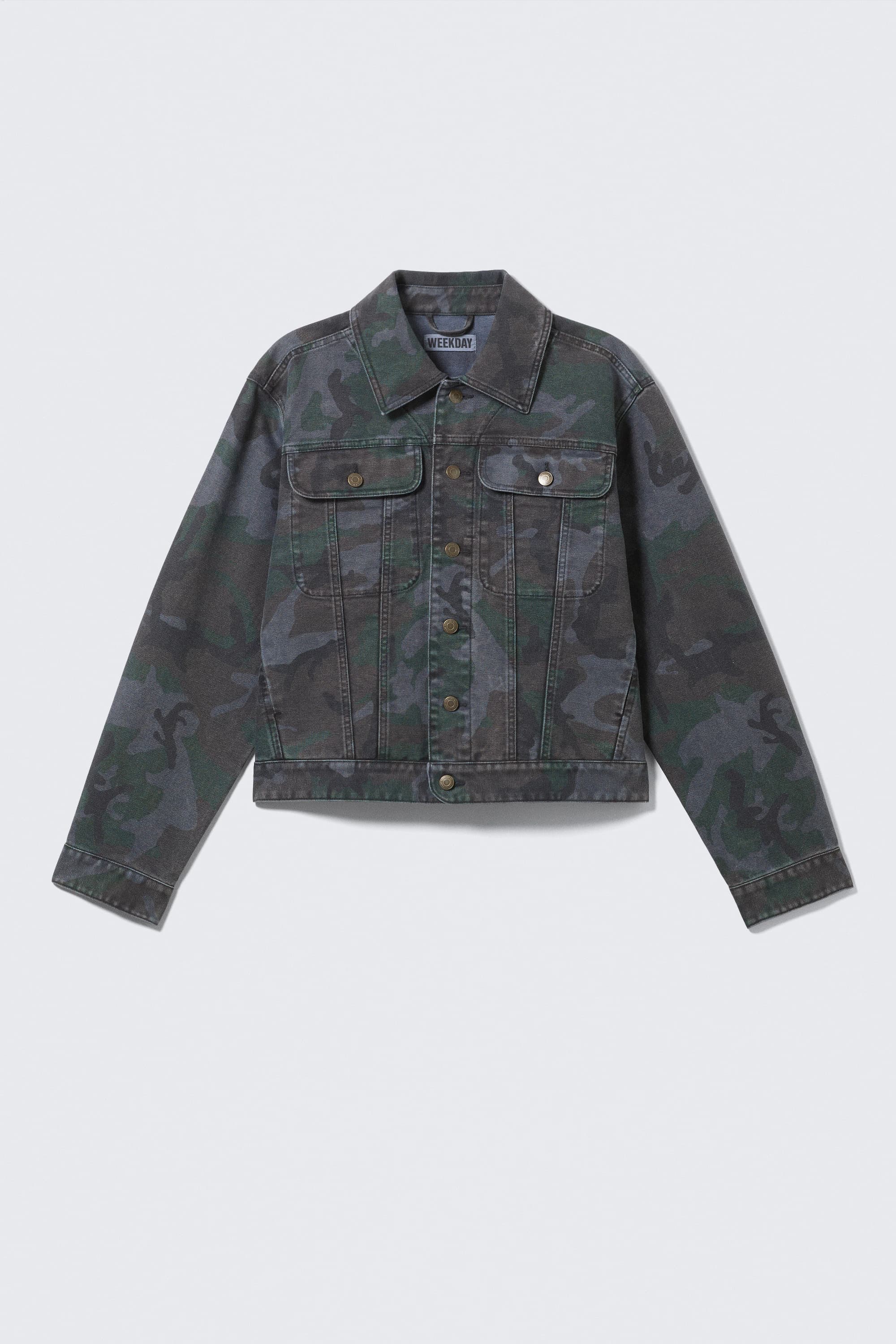 GIA F RELAXED COTTON TRUCKER JACKET