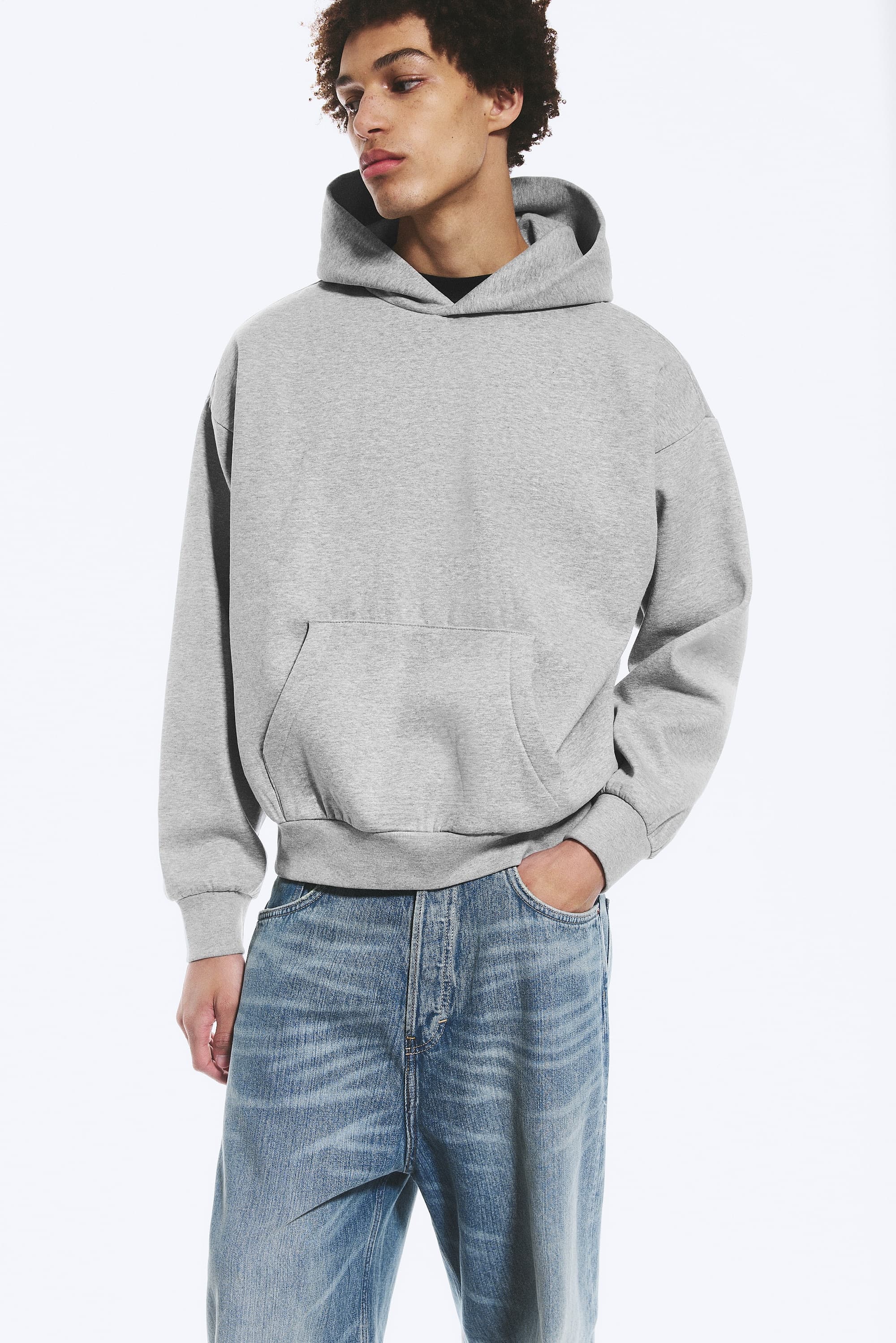 Sweater met capuchon - Loose Fit