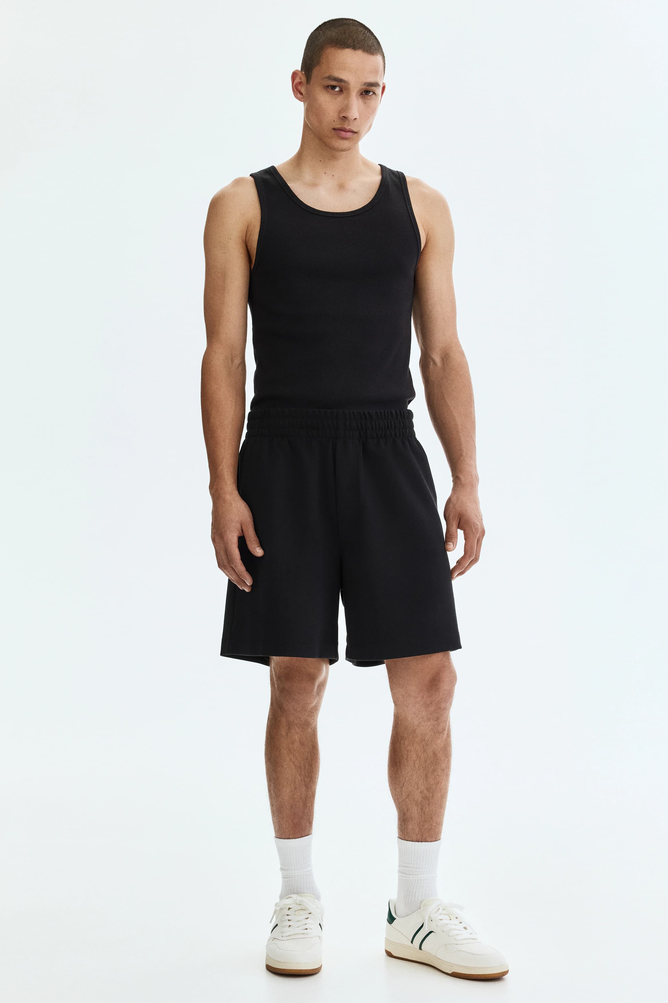 Short van interlocktricot - Relaxed Fit