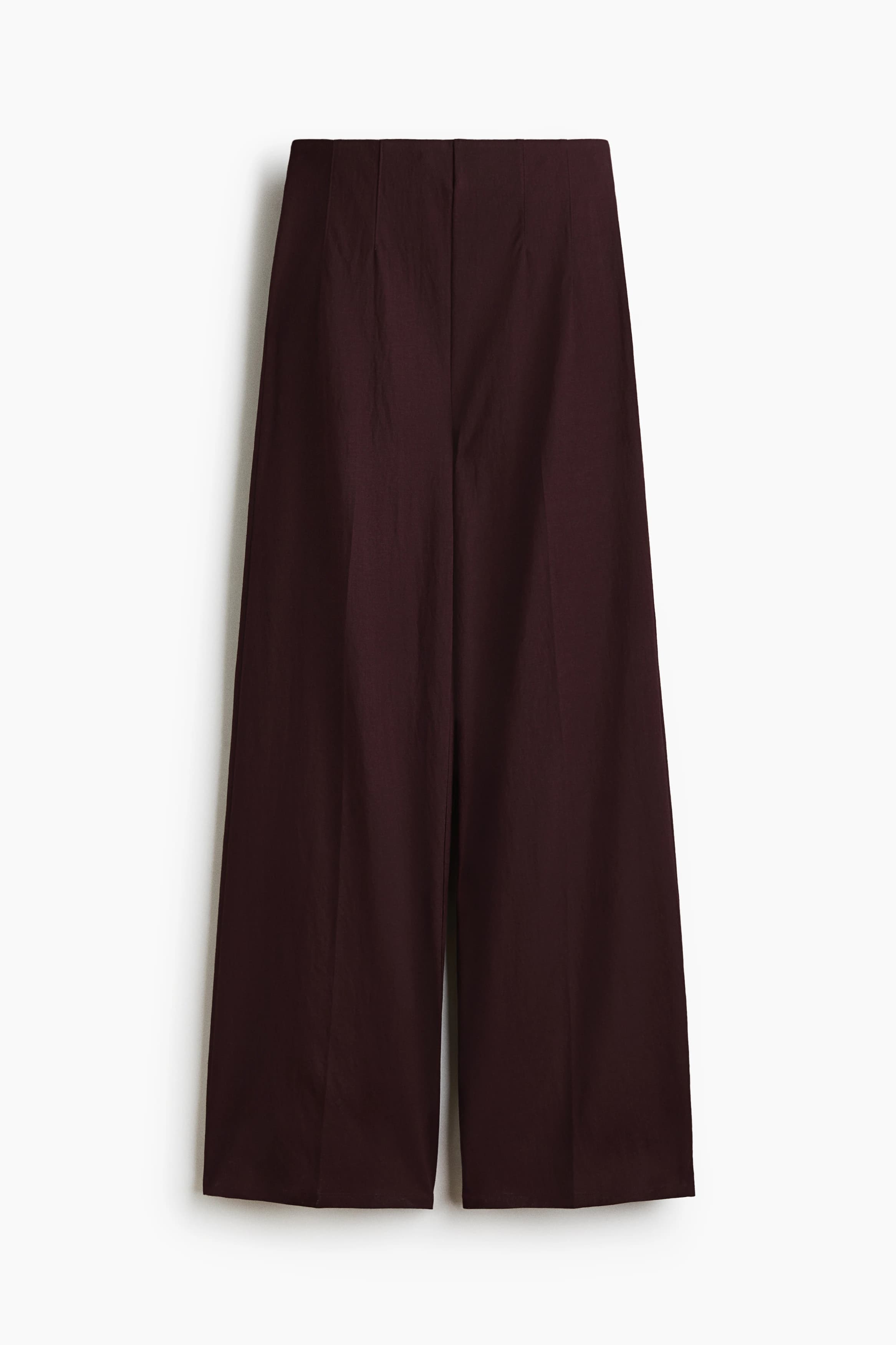 Wijde pull-on broek