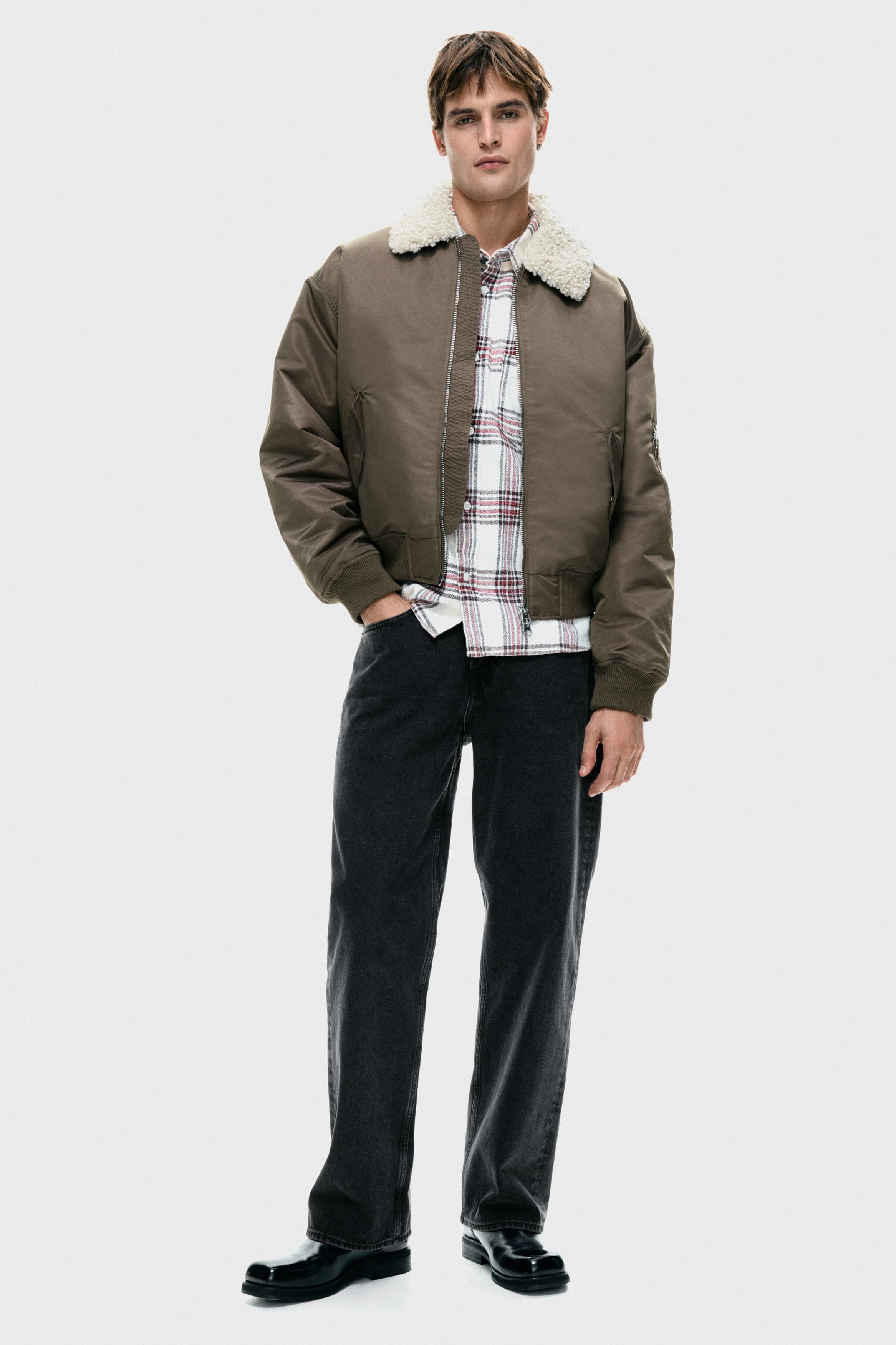 Nylon pilotenjack - Loose Fit