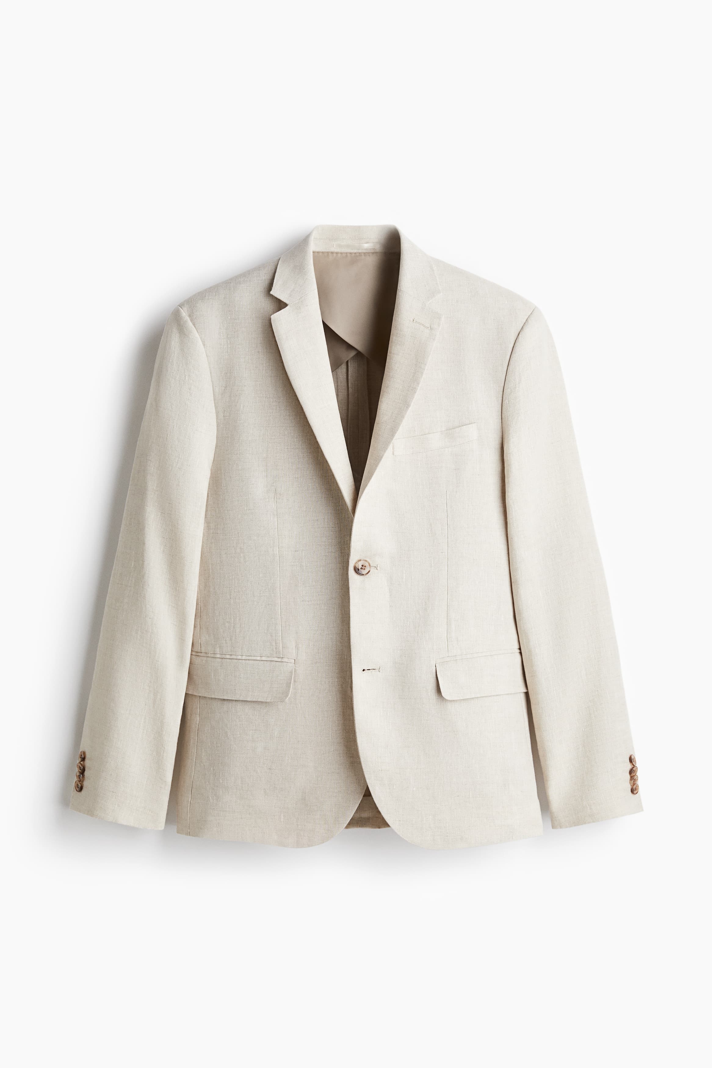 Linnen colbert - Slim Fit