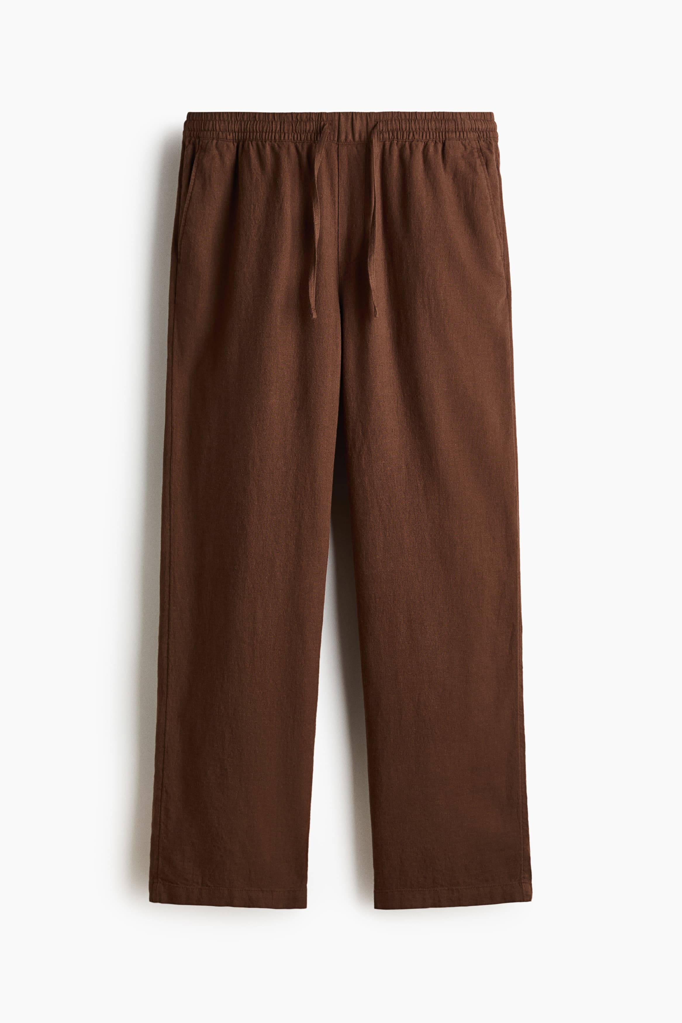 Broek van linnenmix - Relaxed Fit