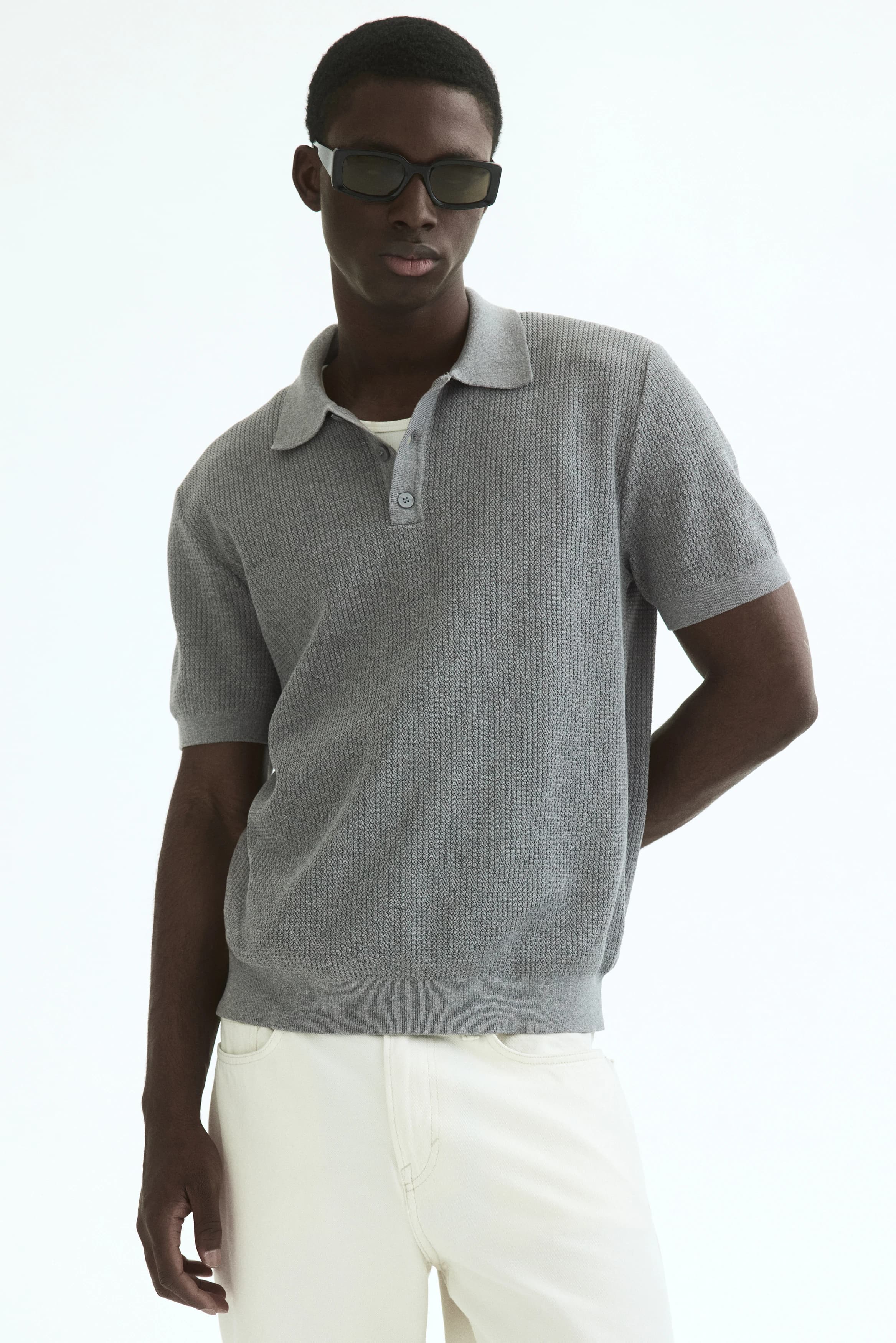 Regular Fit Knitted polo shirt