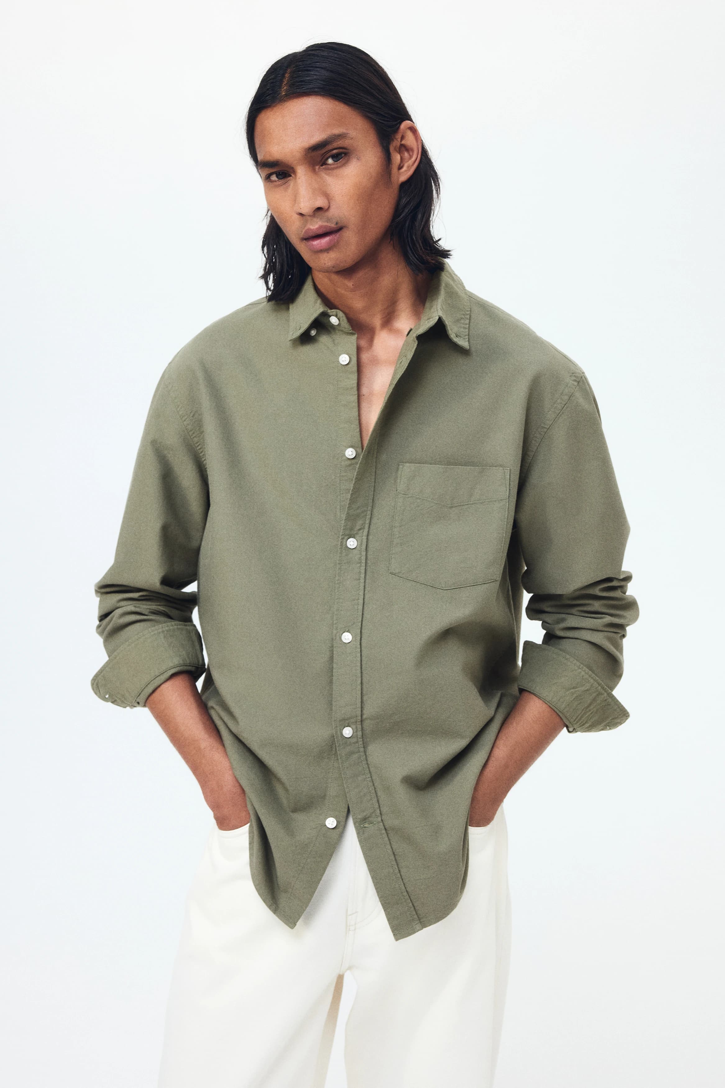 Overhemd van oxfordkatoen - Regular Fit