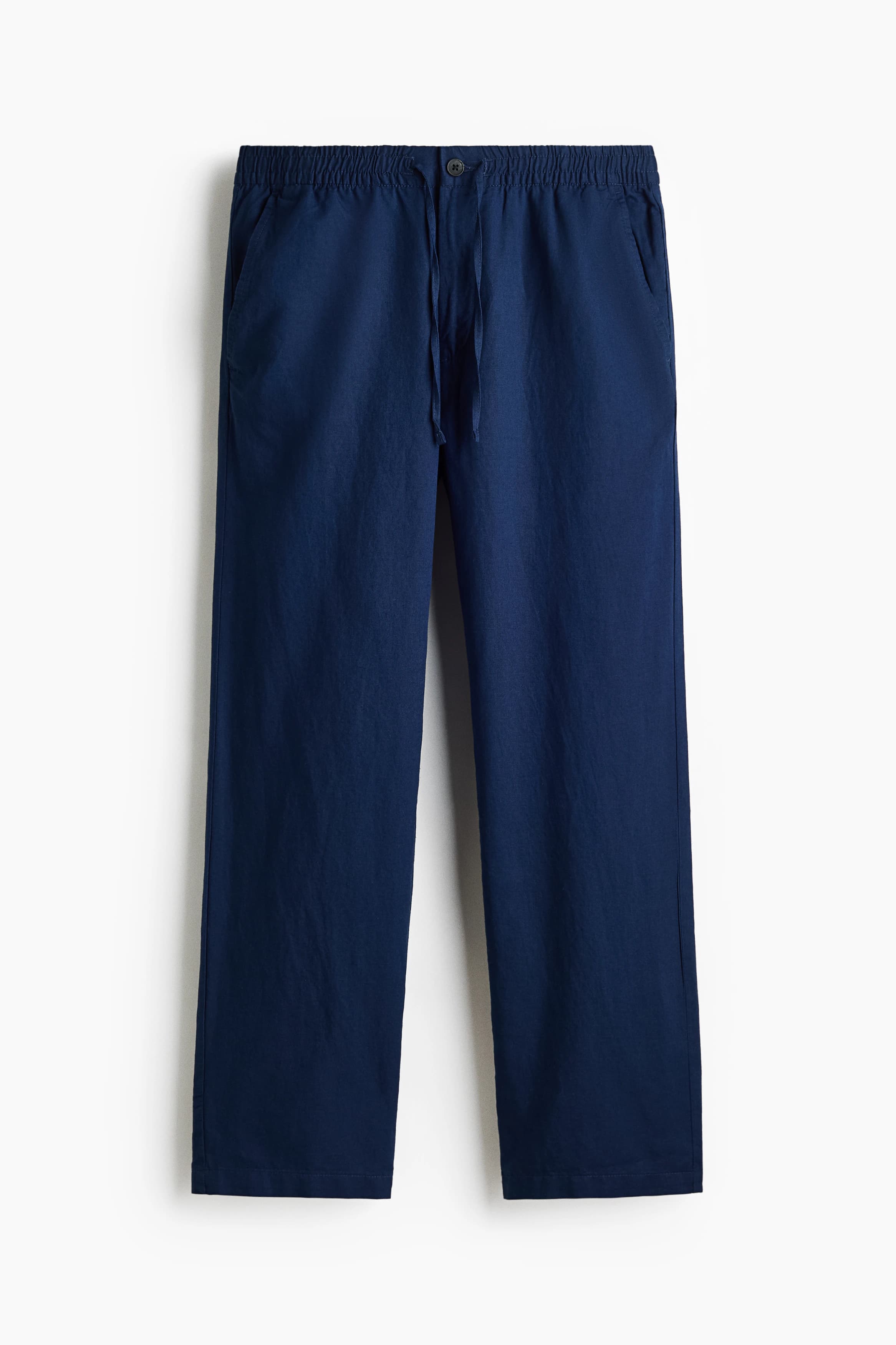 Broek van linnenmix - Regular Fit