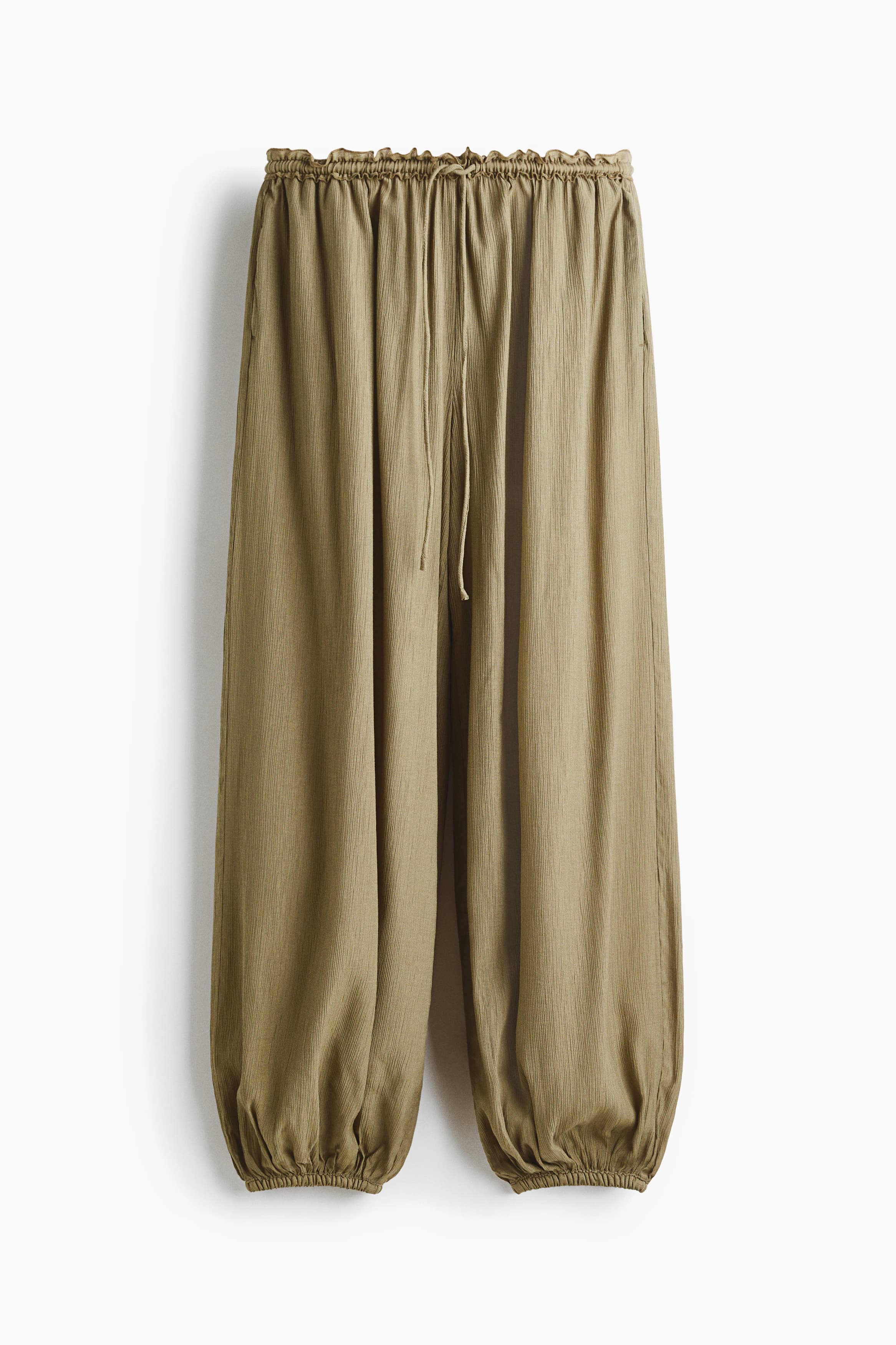 Drawstringbroek met ballonpijpen