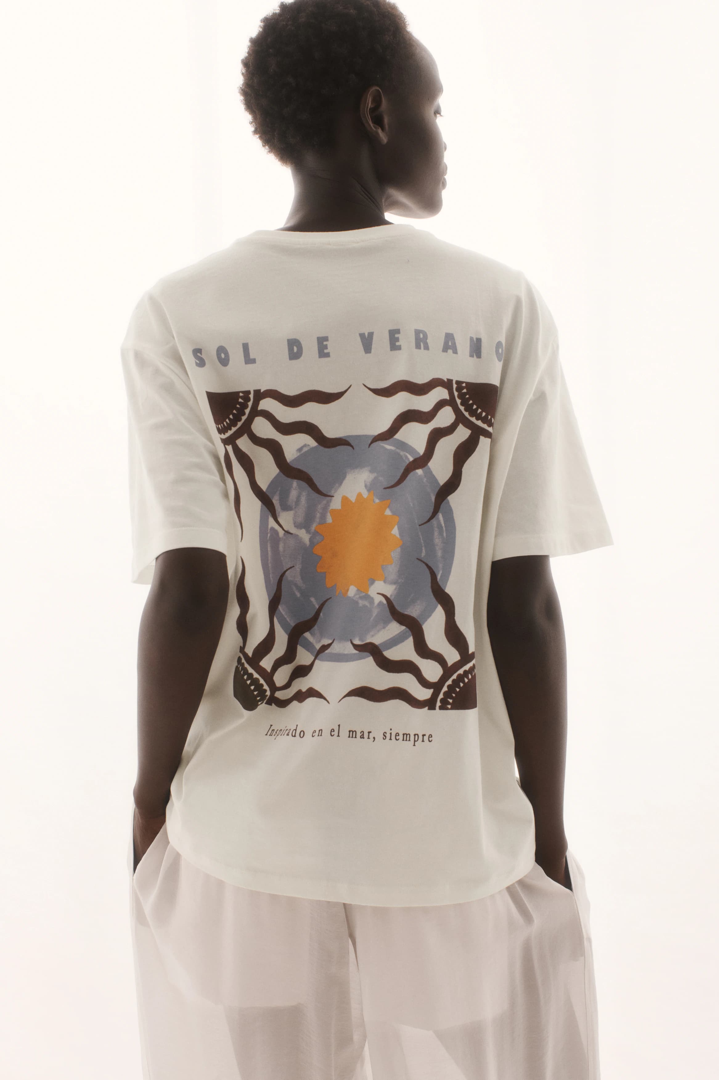 Oversized T-shirt met print