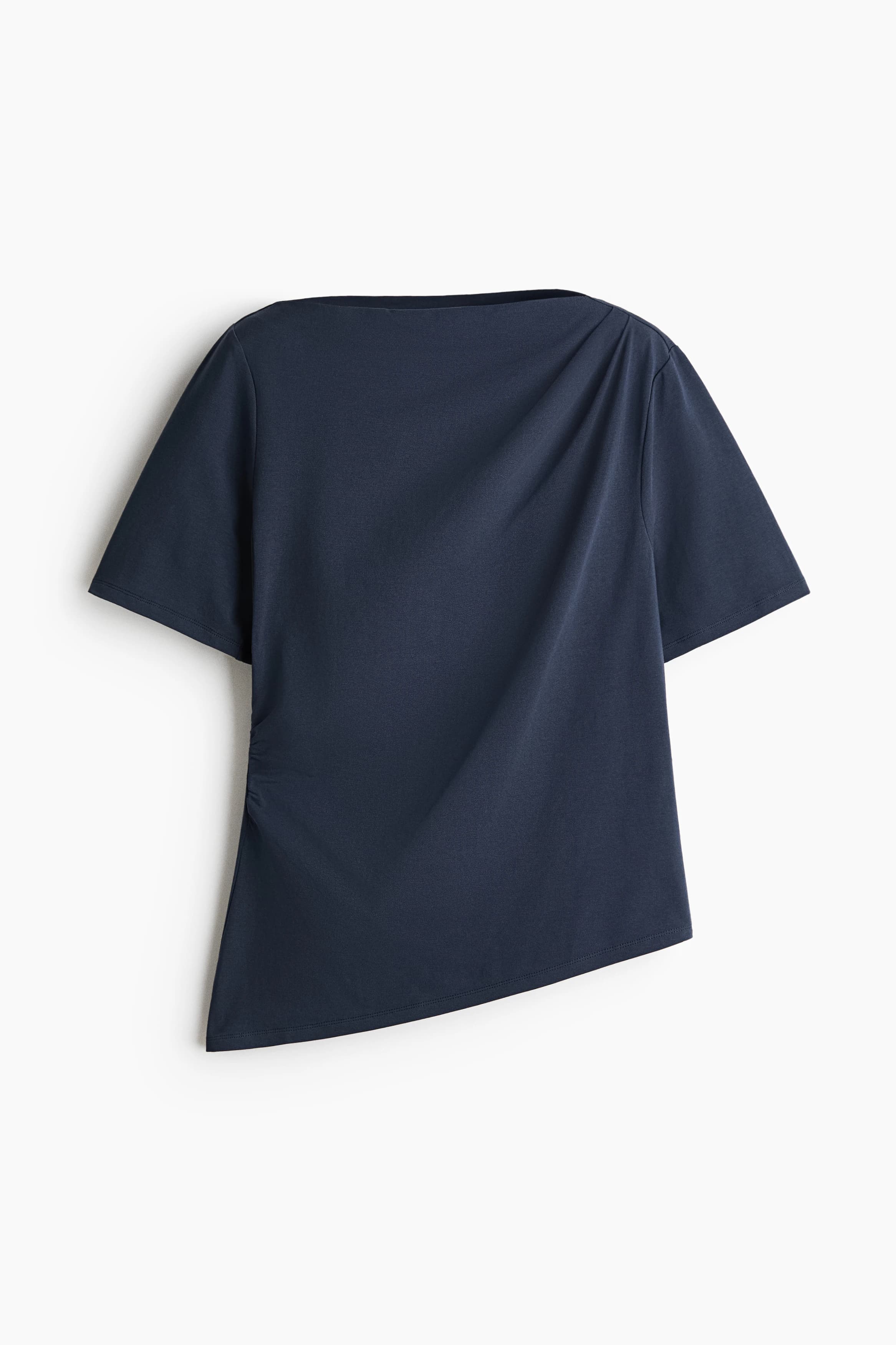 Asymmetrische top met drapering