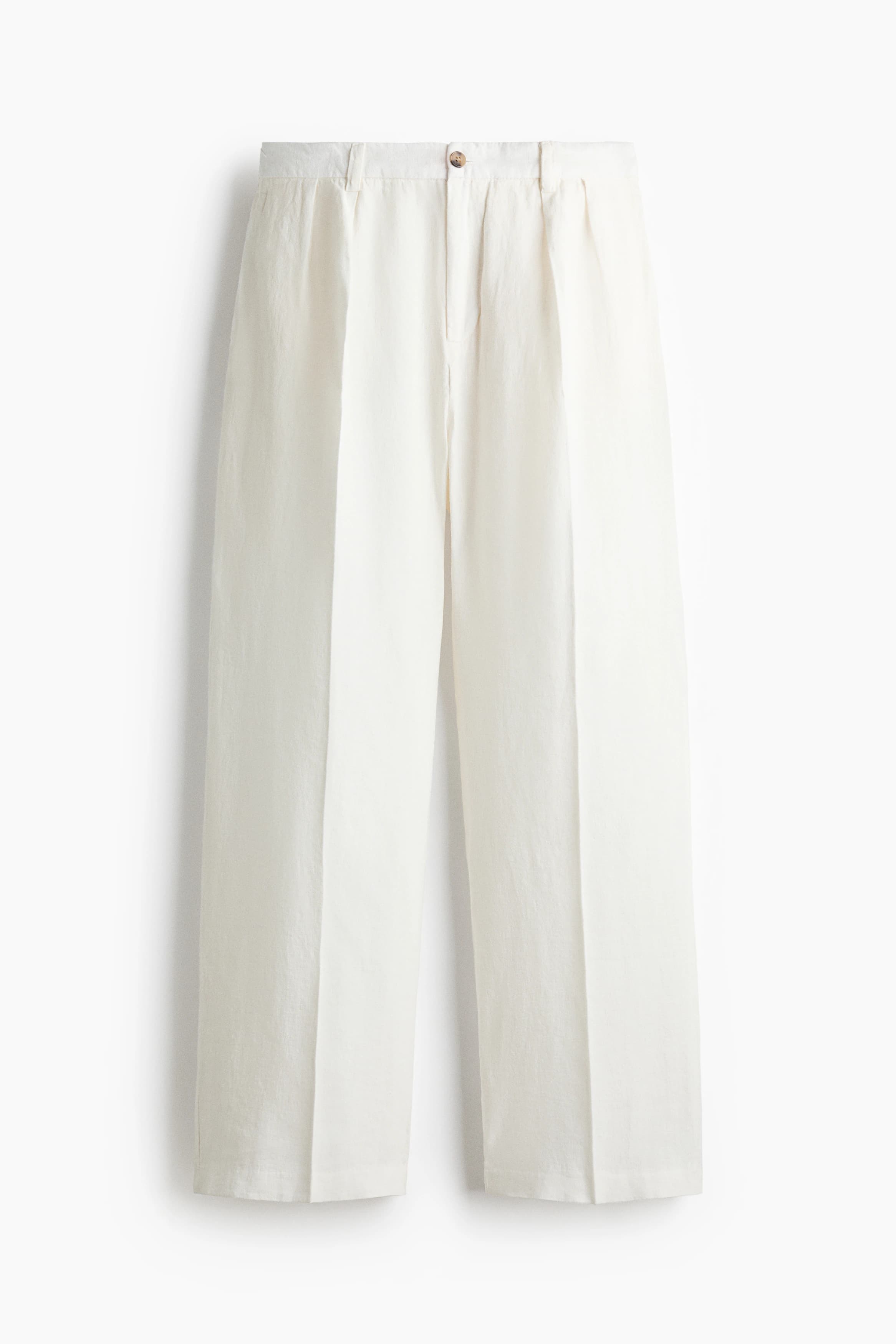 Wijde linnen broek - Loose Fit