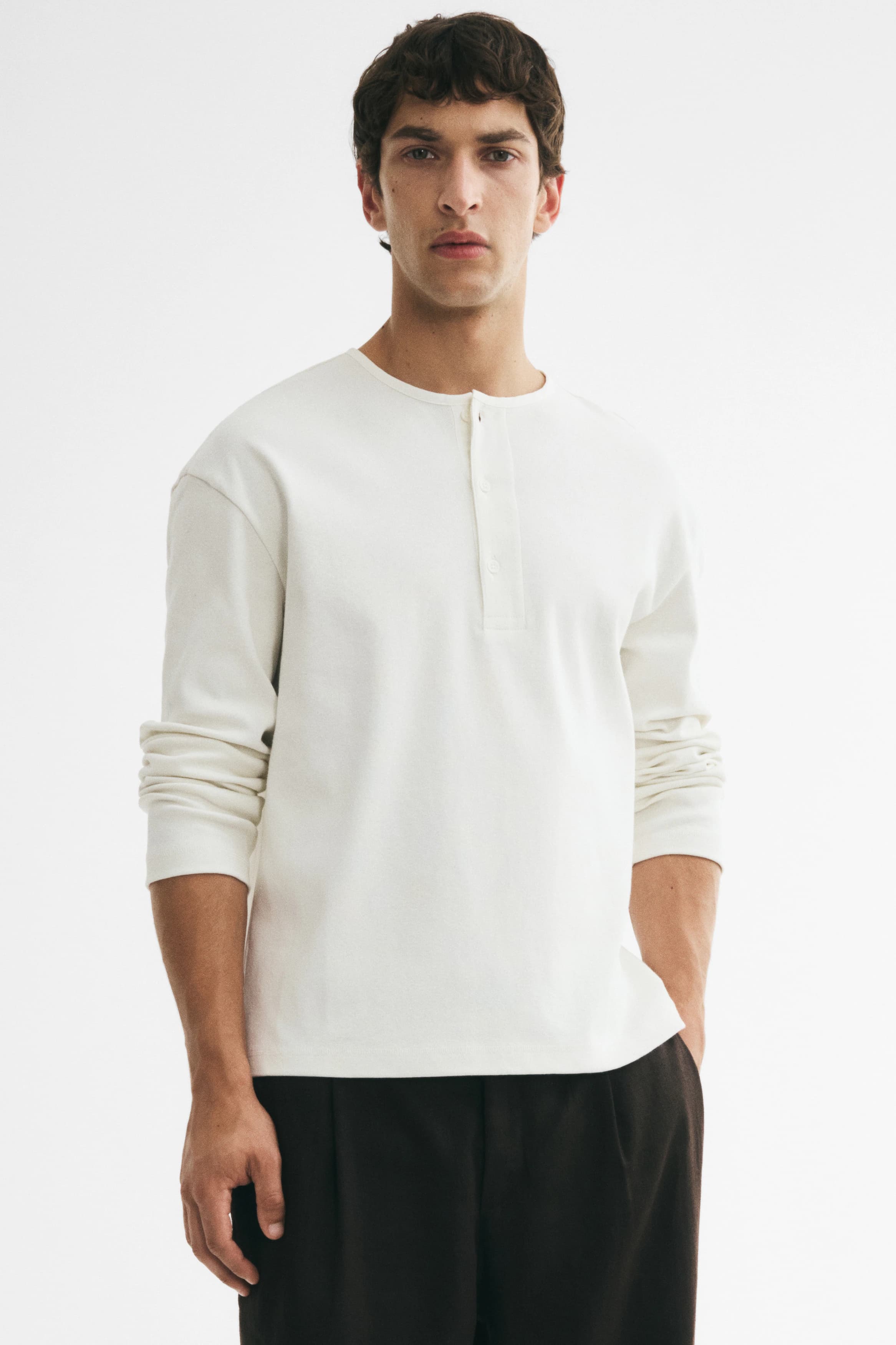 Henleyshirt - Relaxed Fit