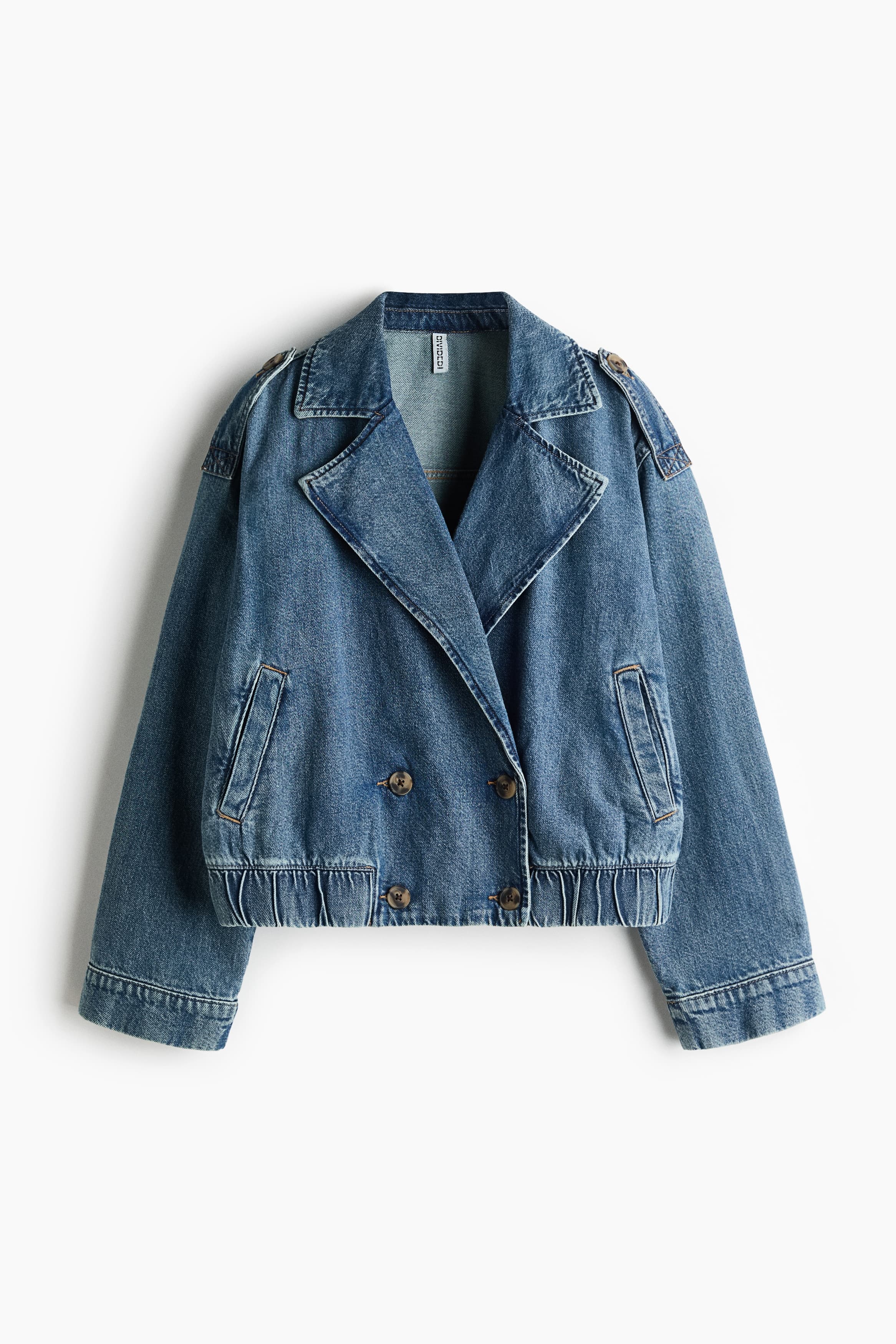 Double-breasted denim jack