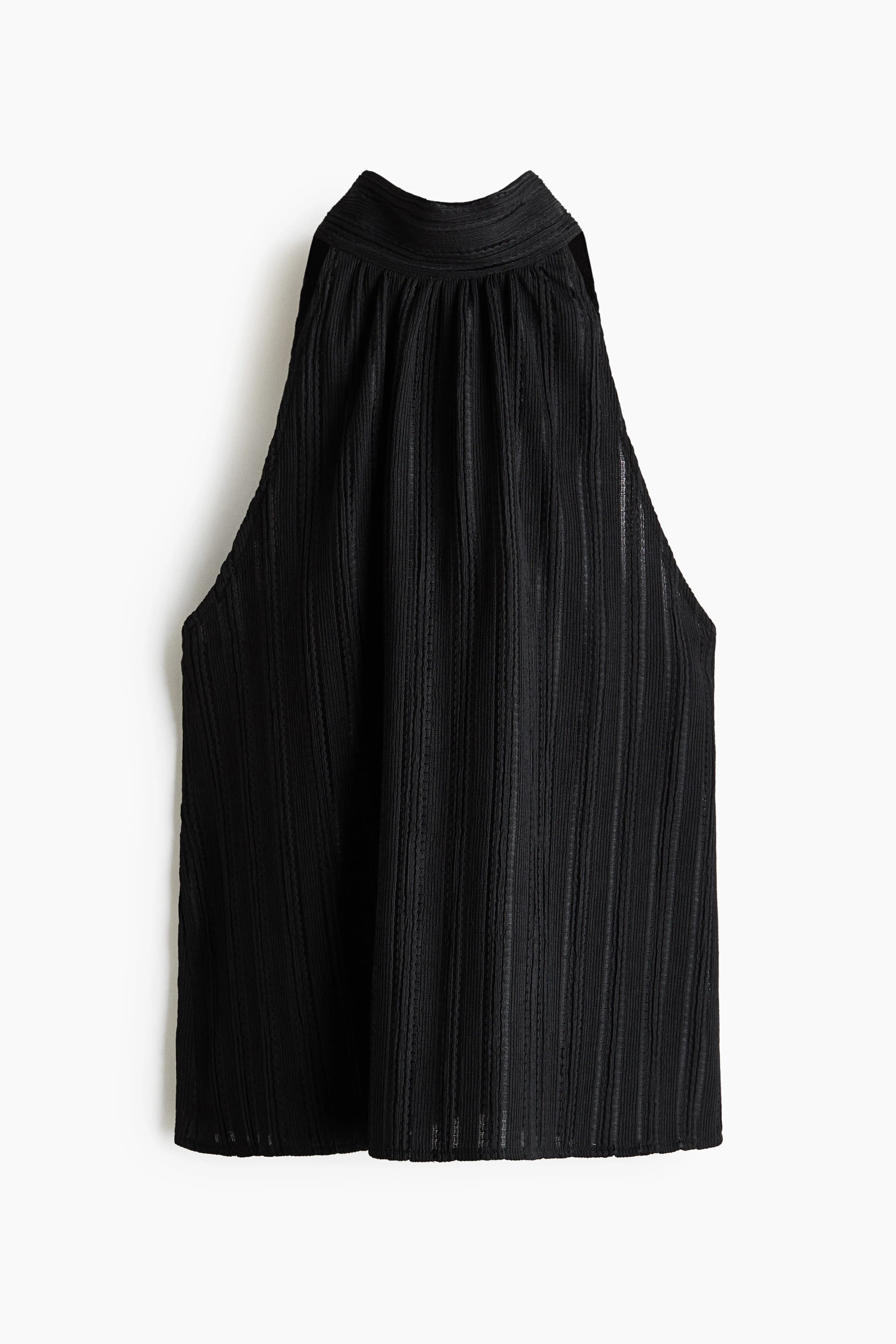 Top van structuurtricot