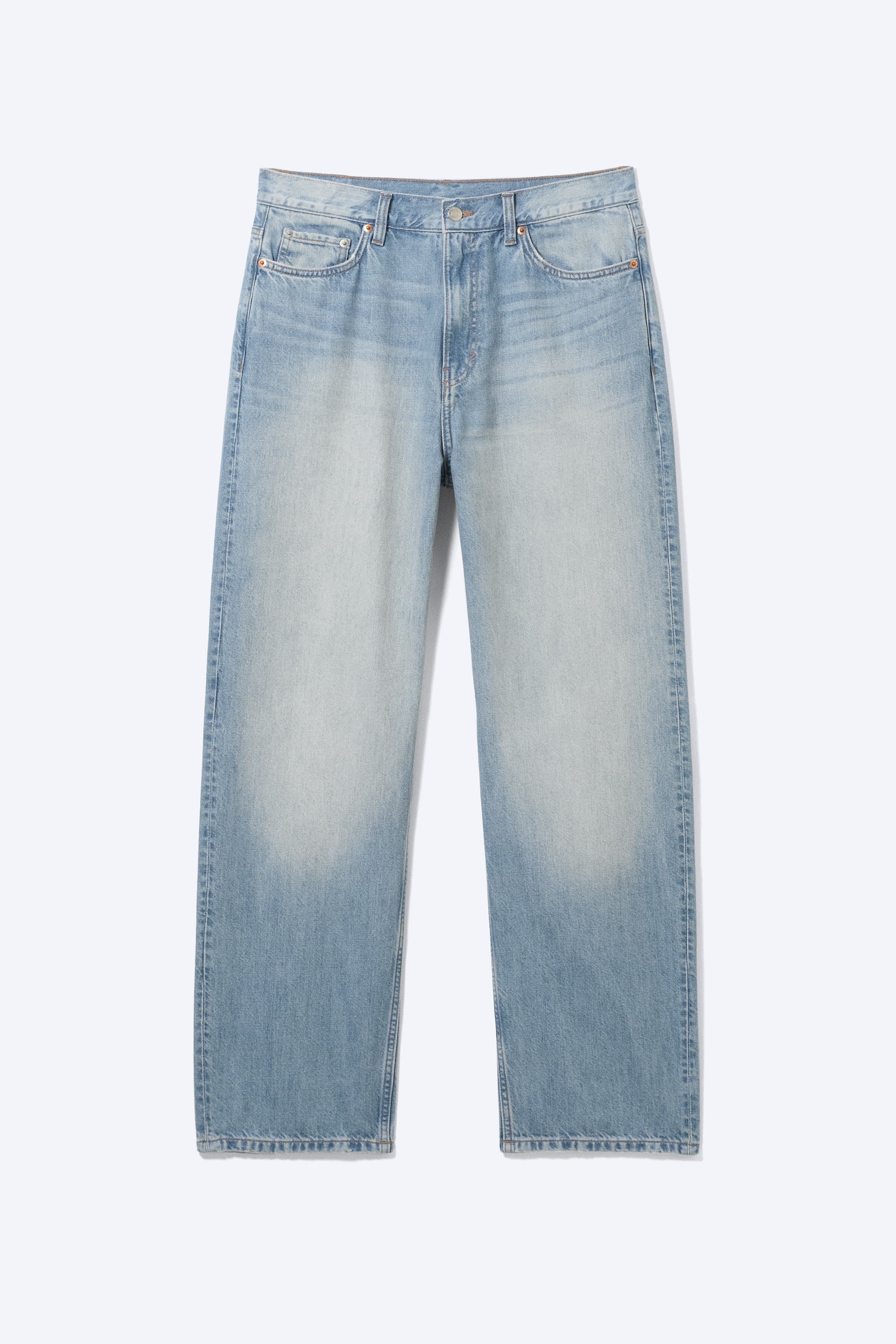 Galaxy Mid Rise Loose Straight Jeans